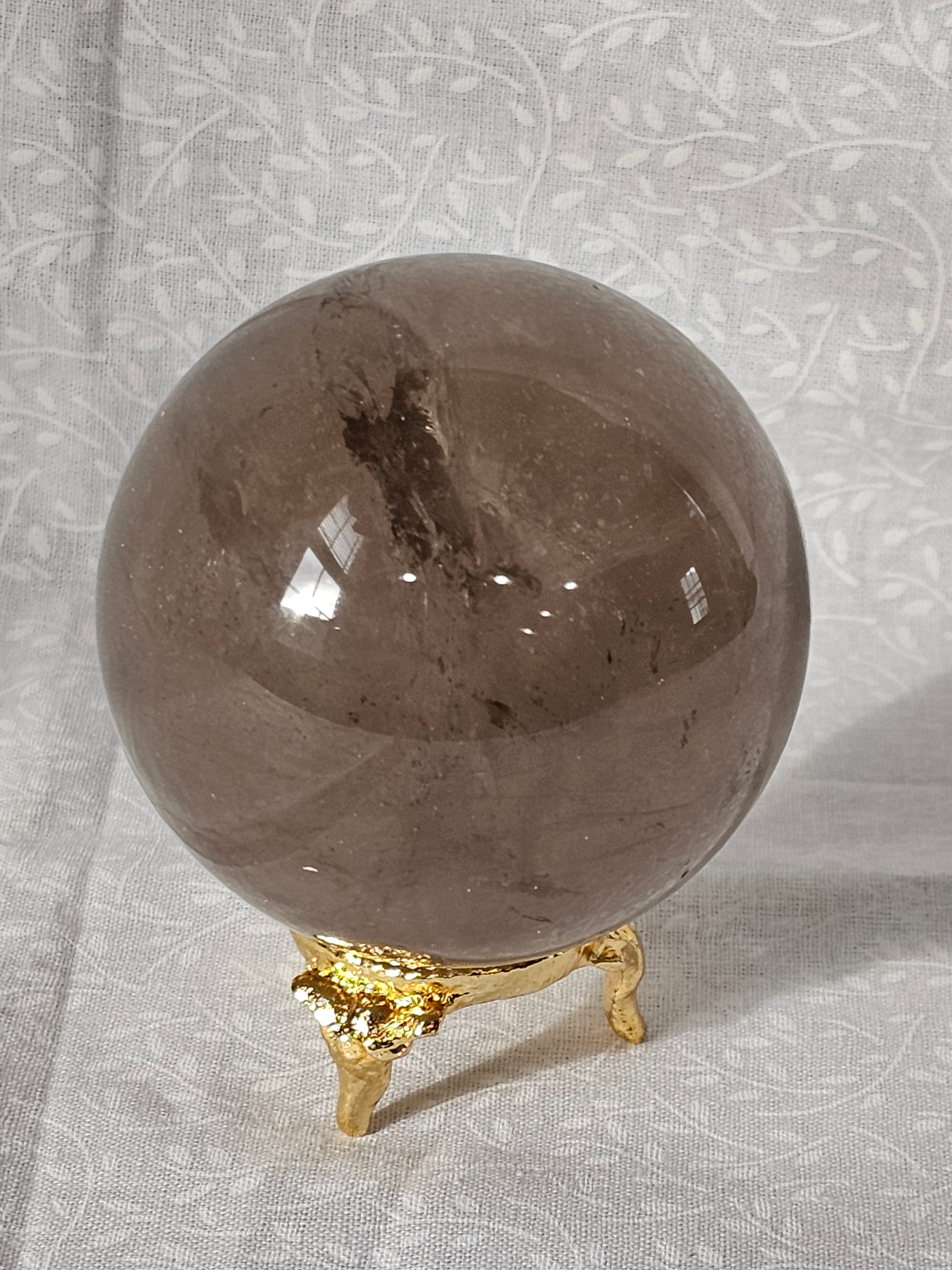 Smokey Quartz Crystal Sphere 70mm