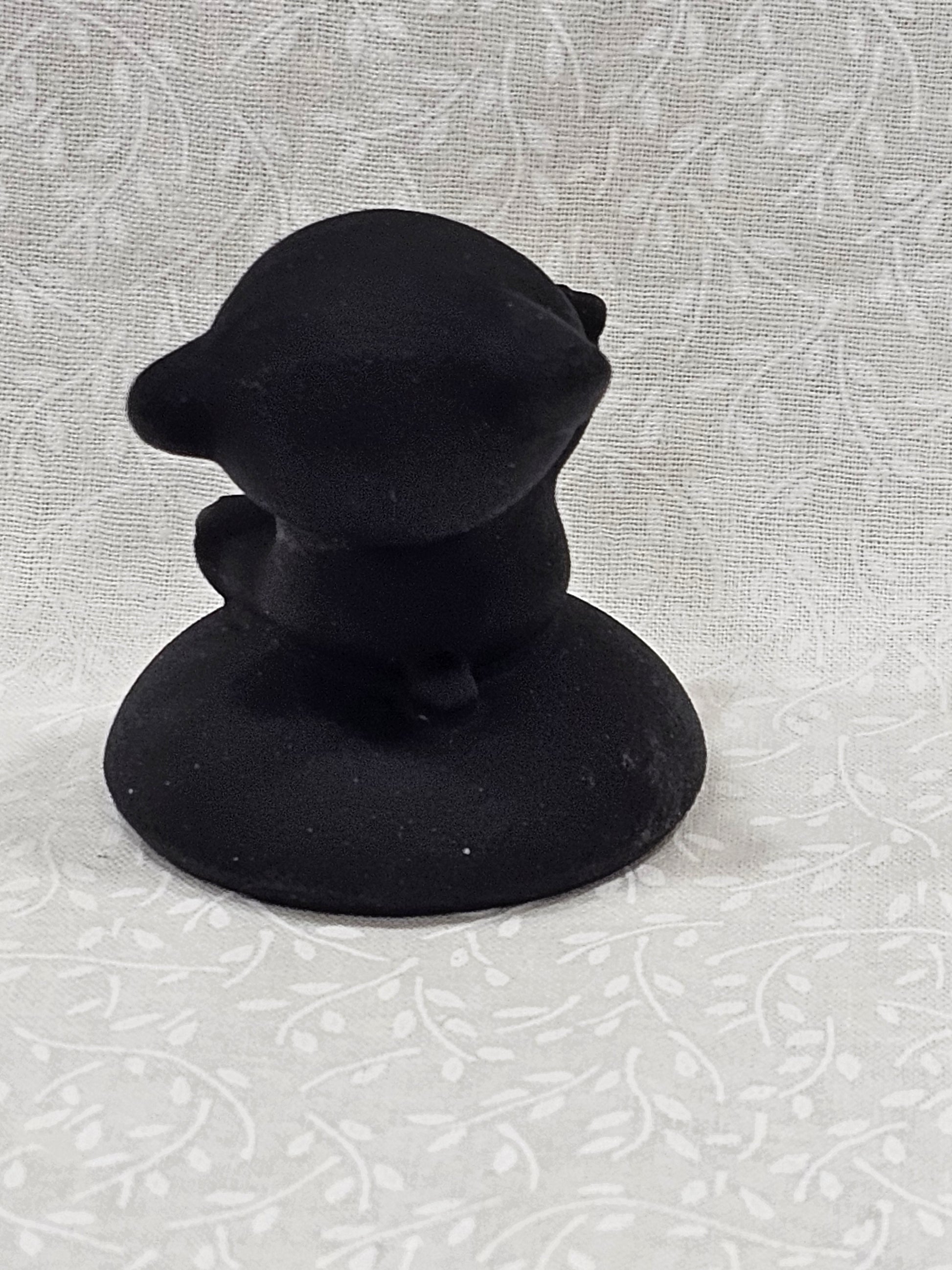Black Obsidian Crystal Bear 2 Inch Protection