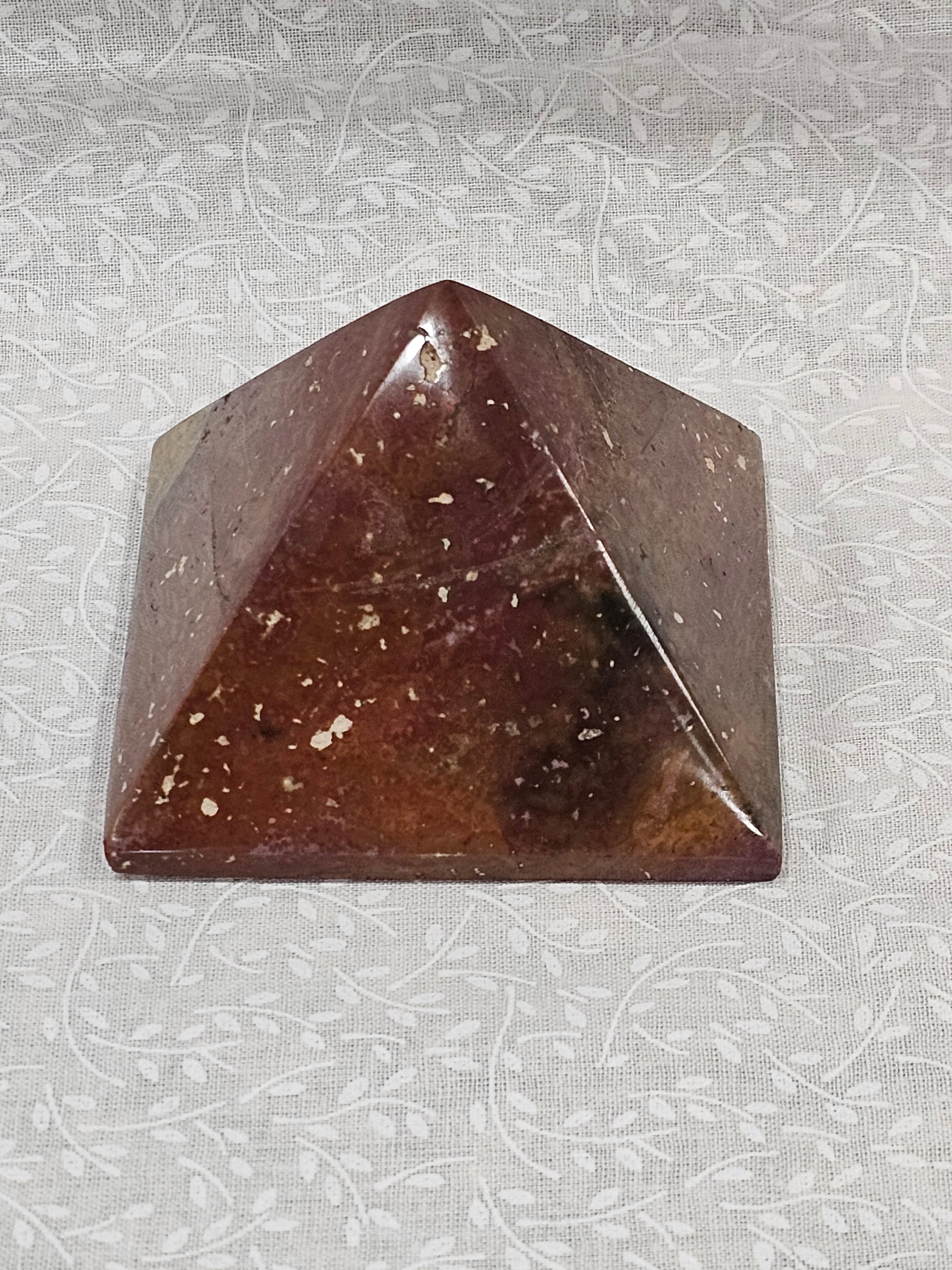 Red Jasper Crystal Pyramid 3 Inch