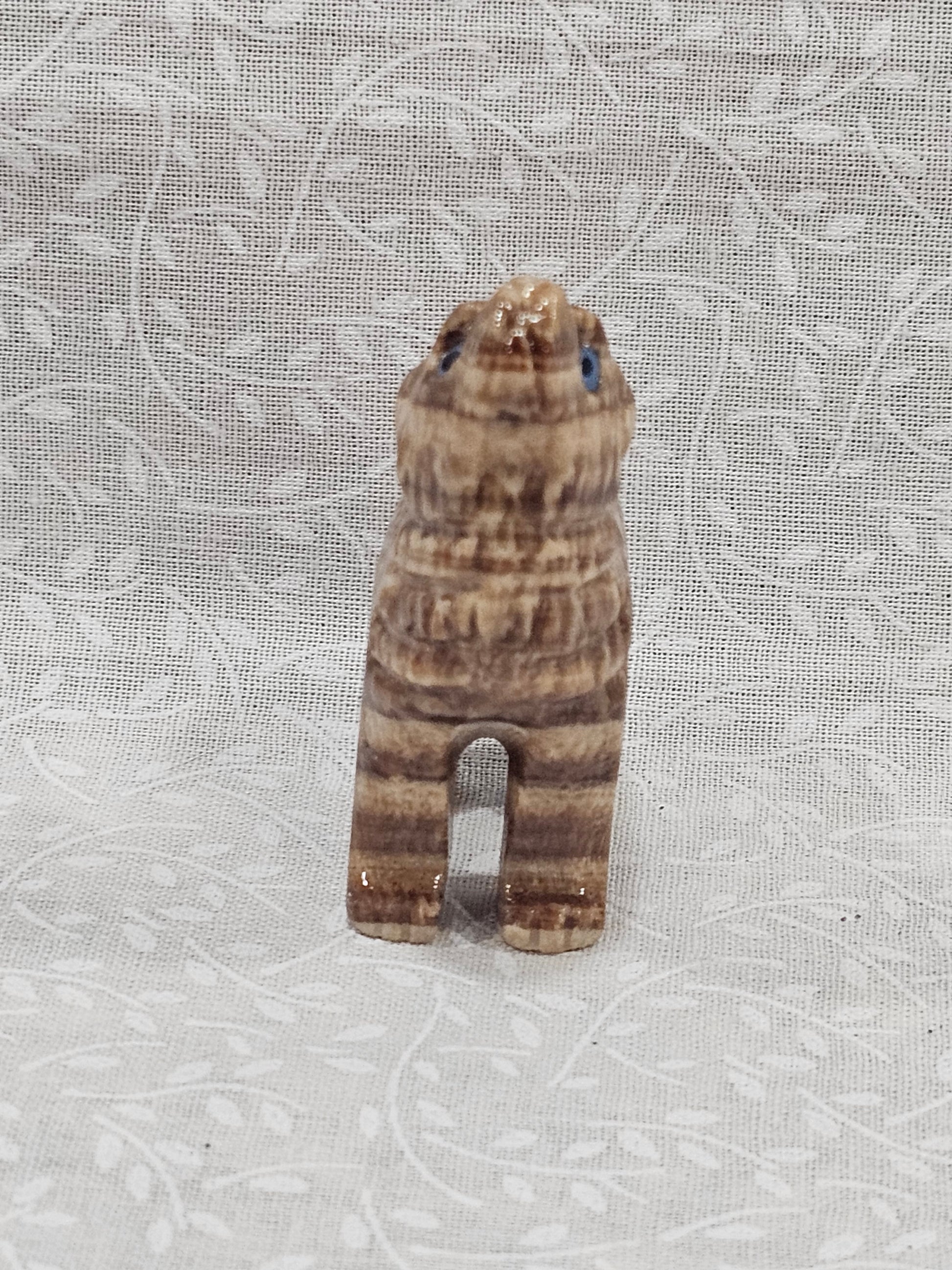 Soapstone Crystal Wolf