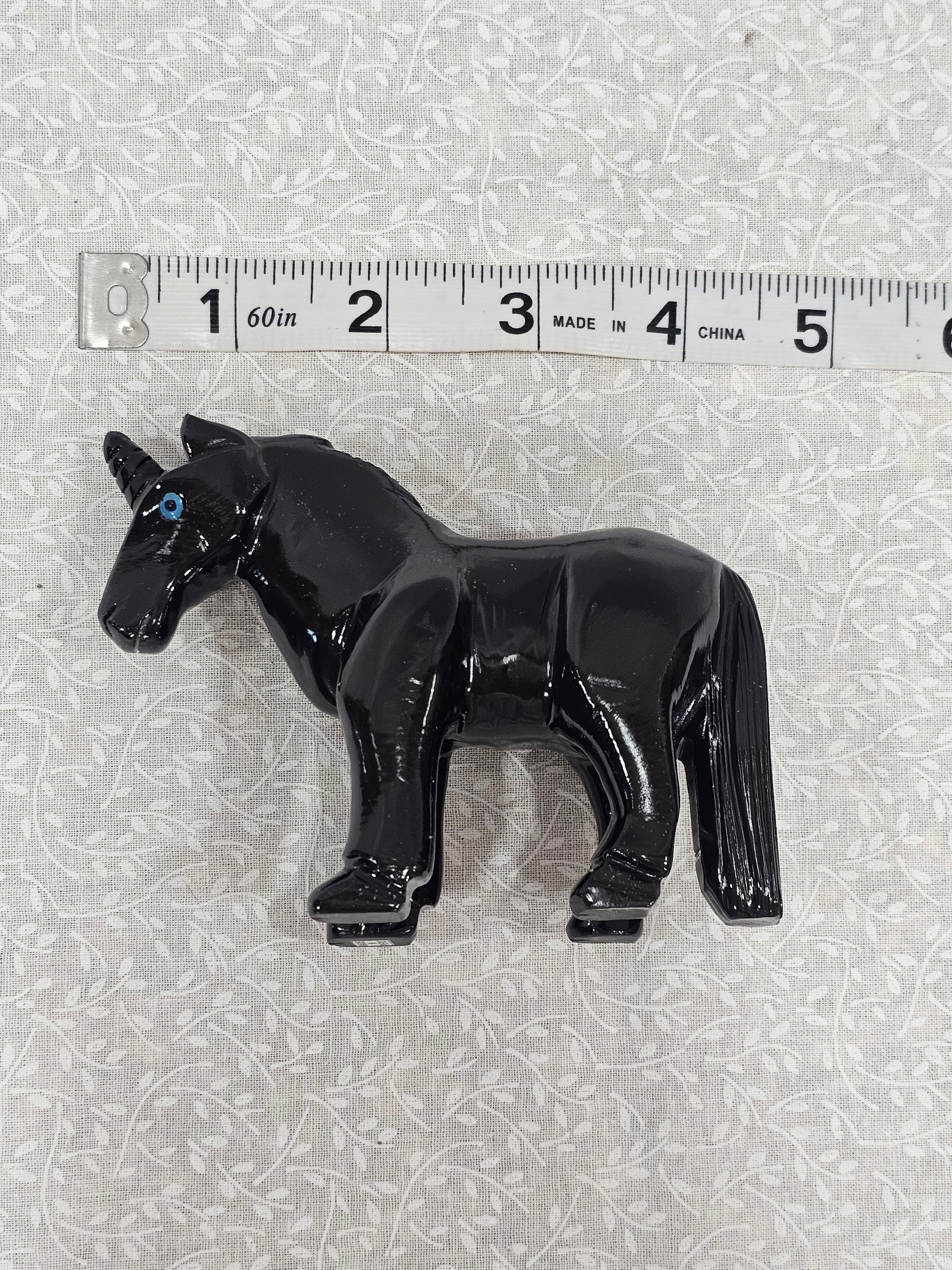 Black Obsidian Crystal Unicorn