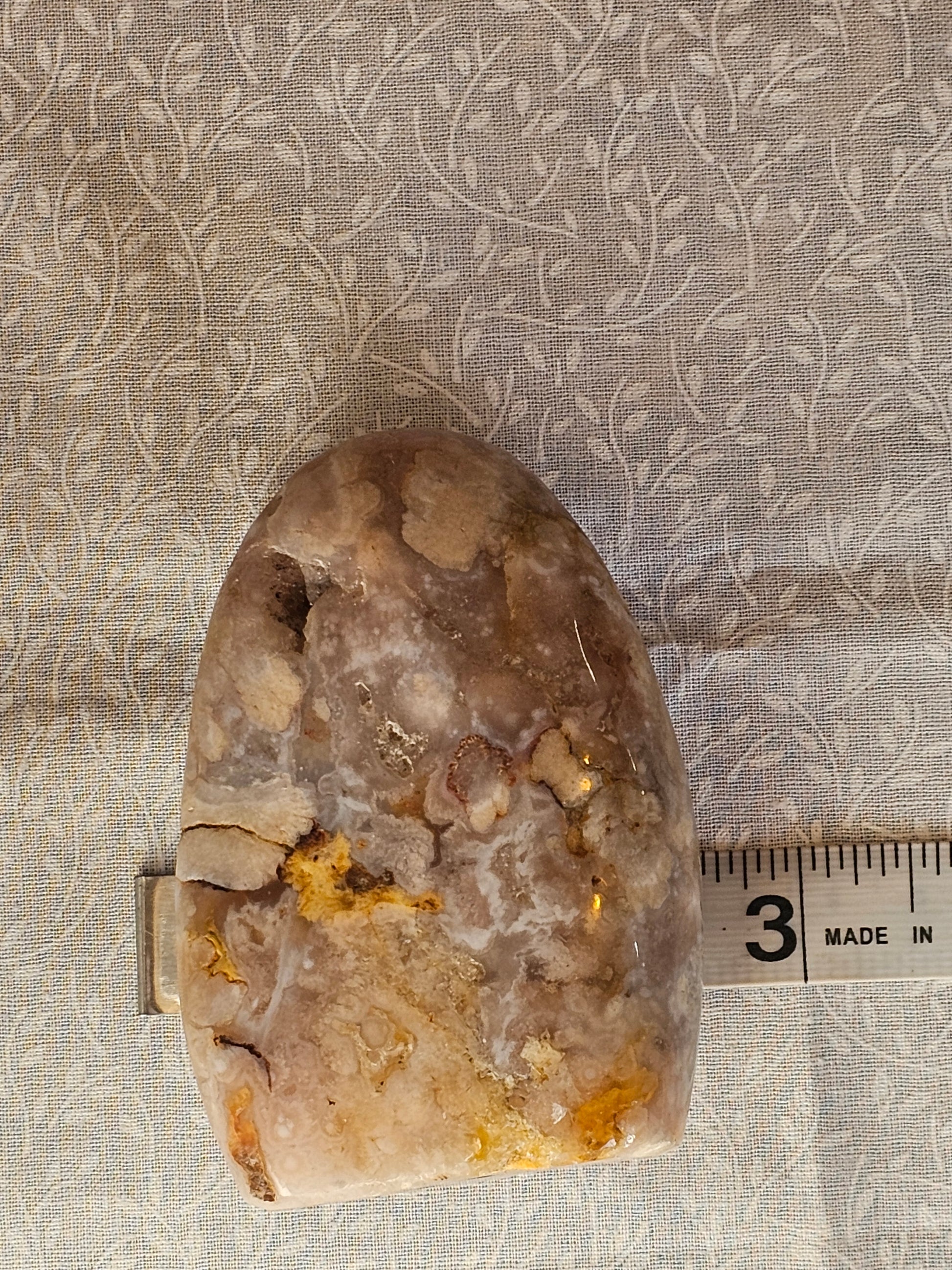 Flower Agate Crystal Free Form 2.75 Inch