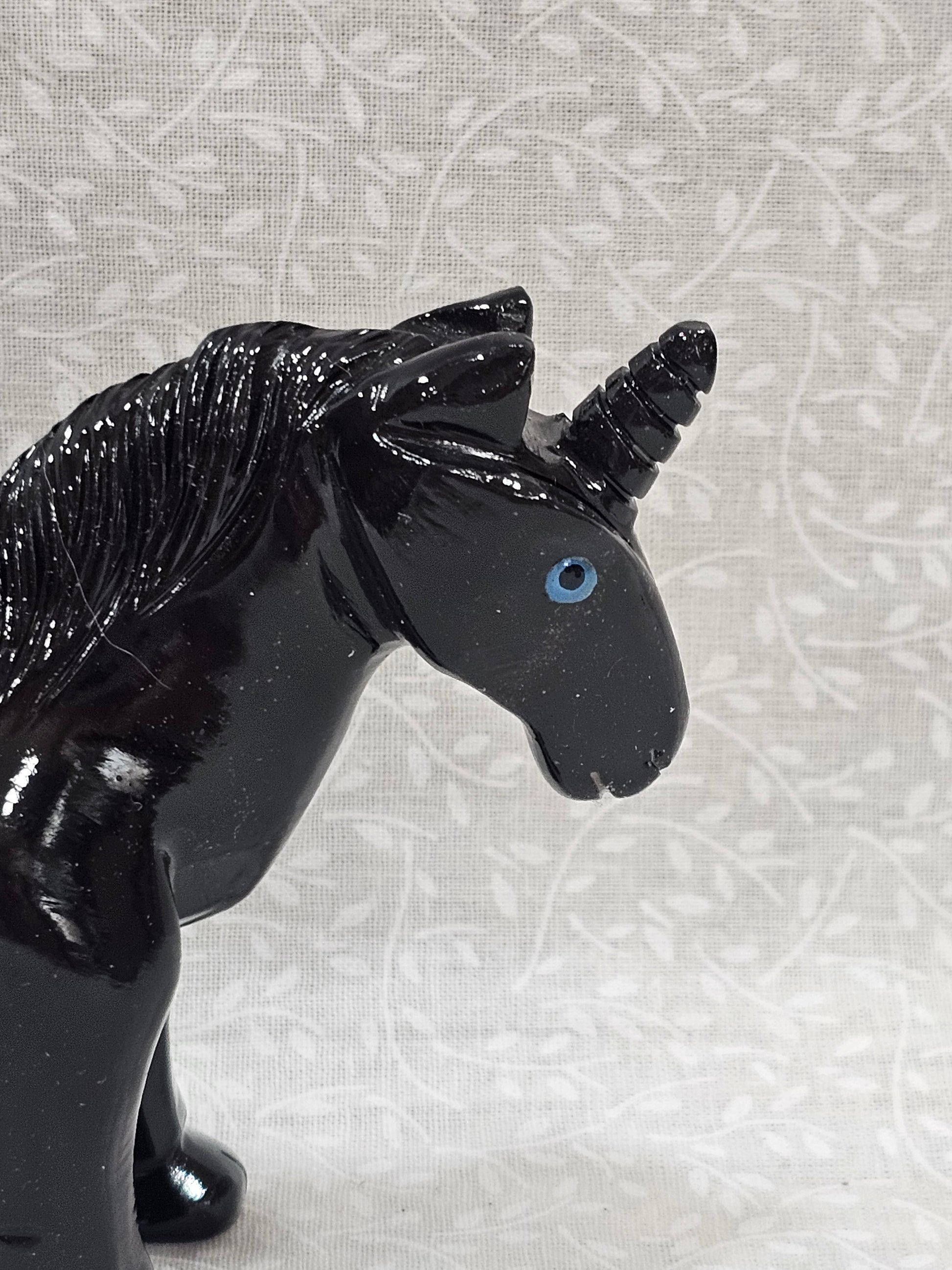 Black Obsidian Crystal Unicorn
