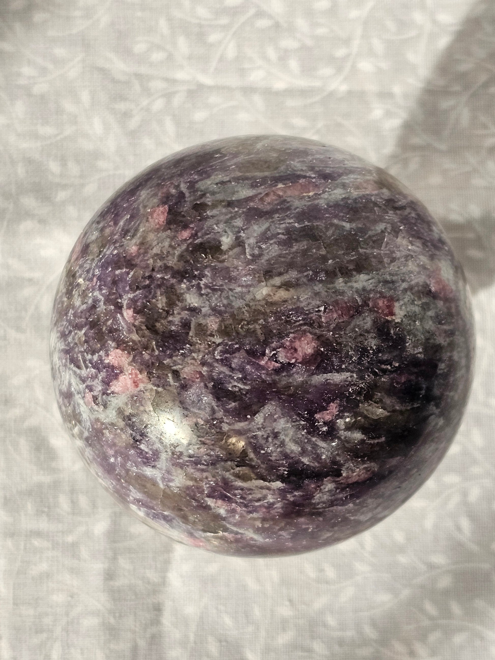 Amazonite Crystal Sphere - Natural Stone