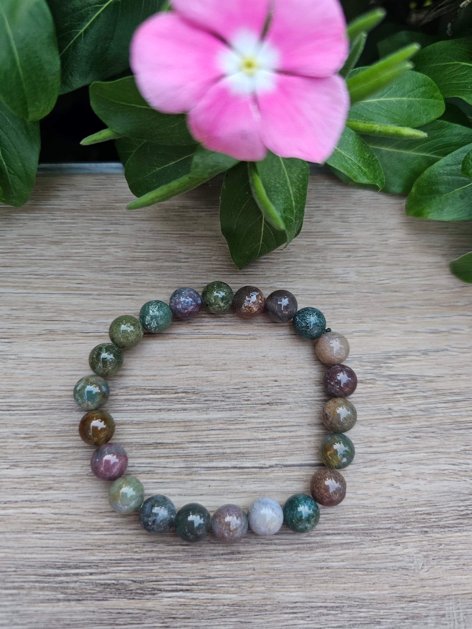 Fancy Jasper Bracelet - Natural Stone Healing Crystal Jewelry