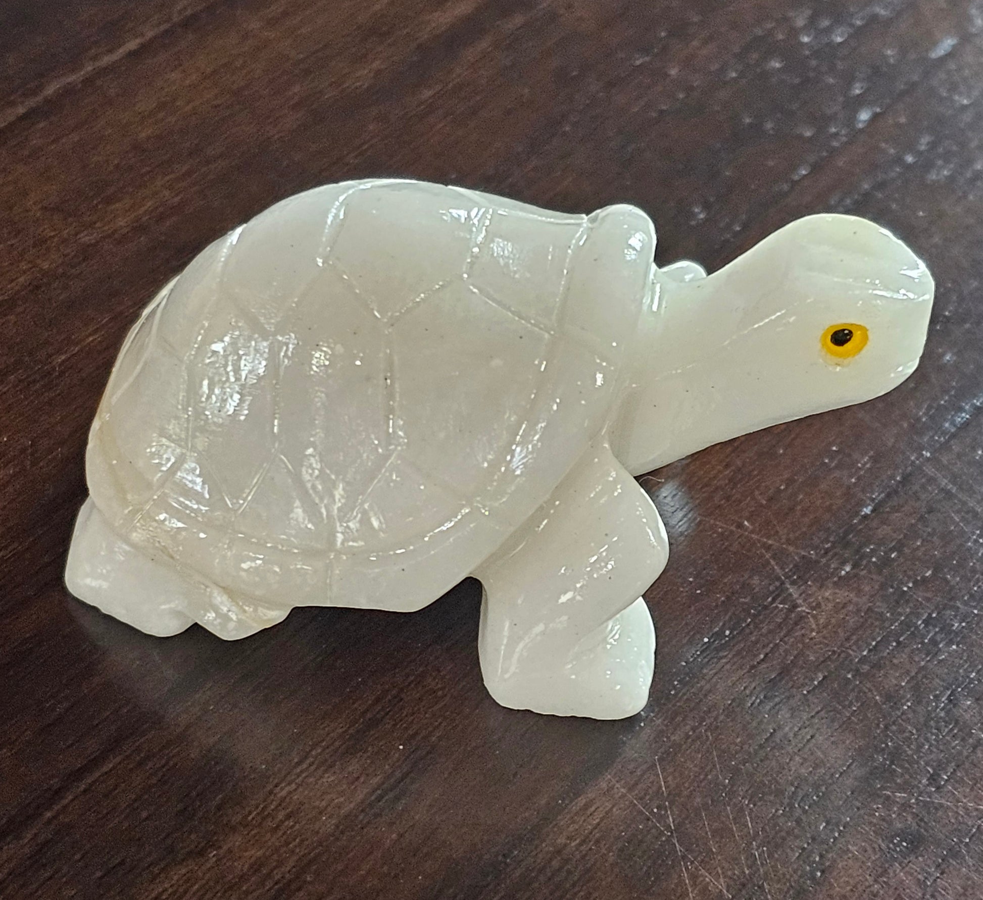 White Onyx Crystal Turtle