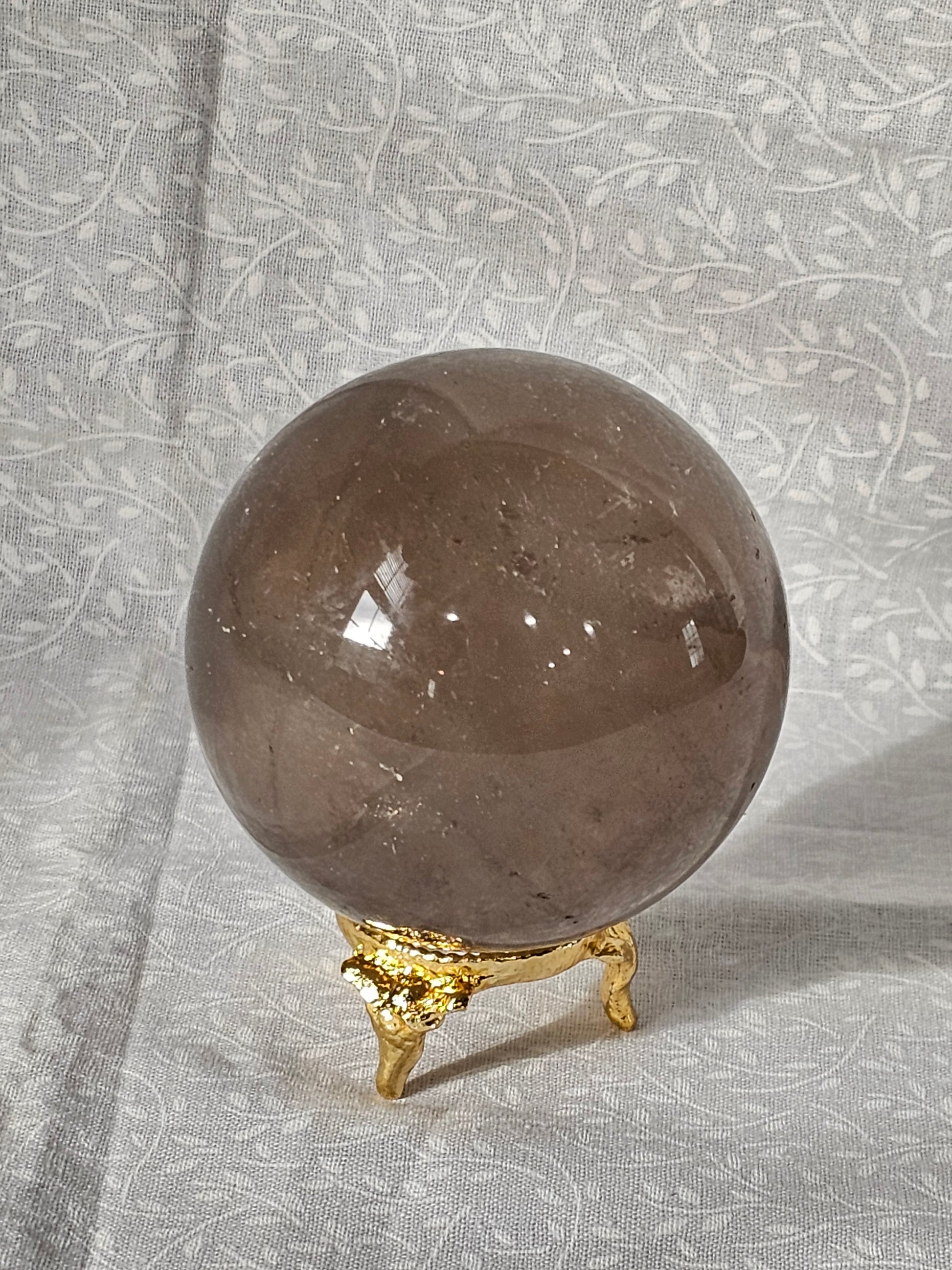 Smokey Quartz Crystal Sphere 70mm