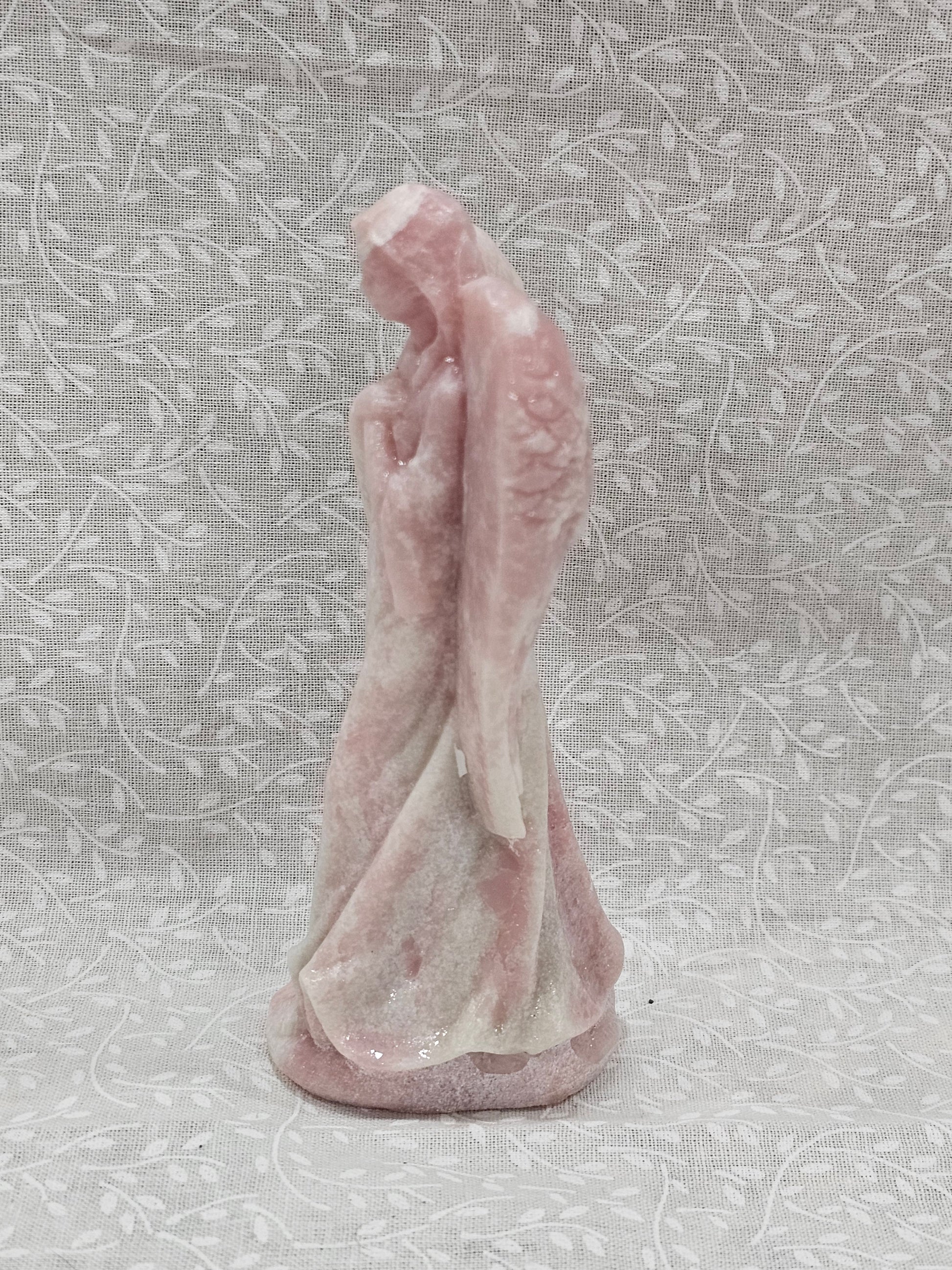 Pink Opal Crystal Angel 4.5 Inch