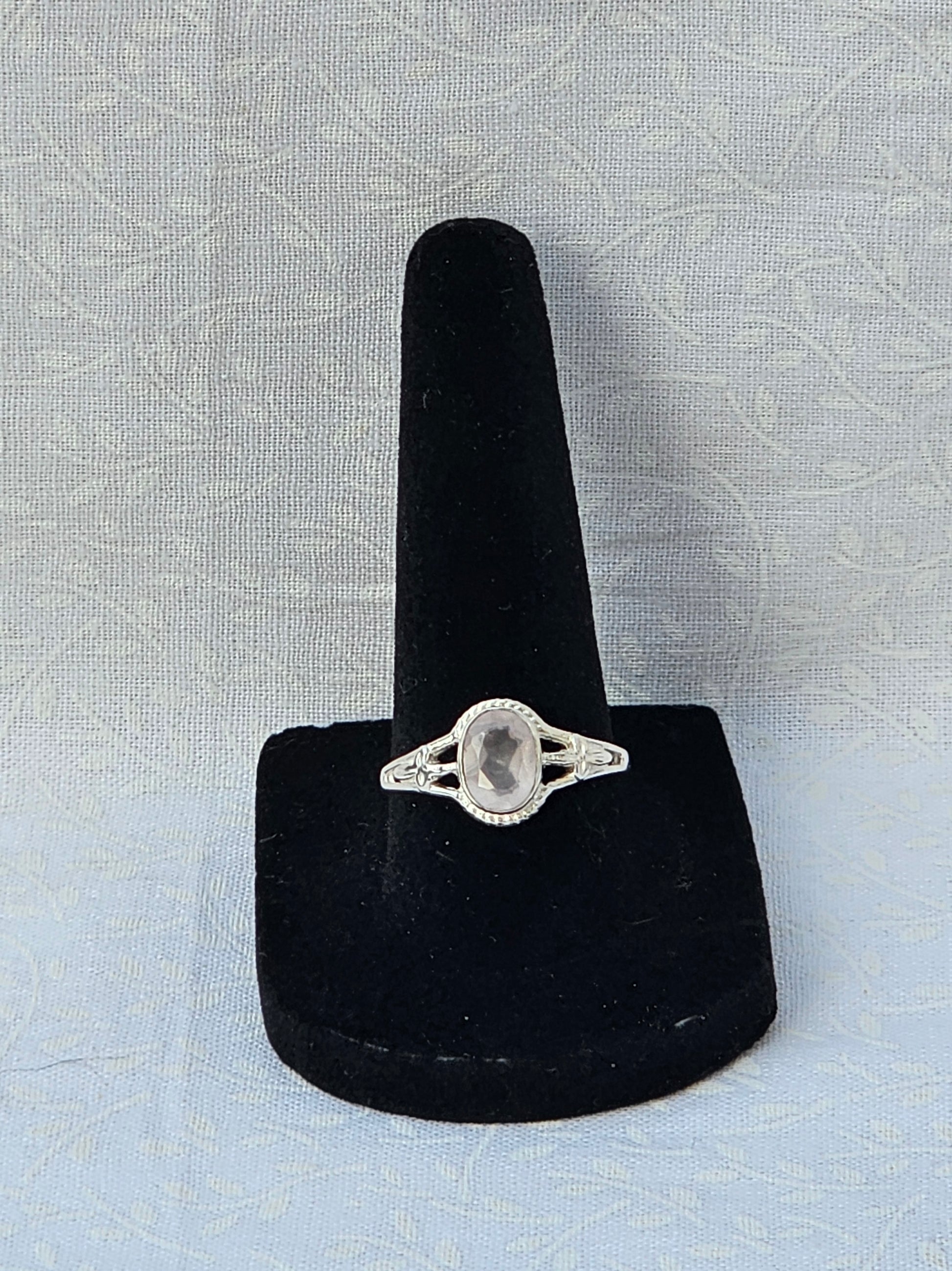 Sterling Silver Moonstone Gemstone Ring New Beginnings - Size 8