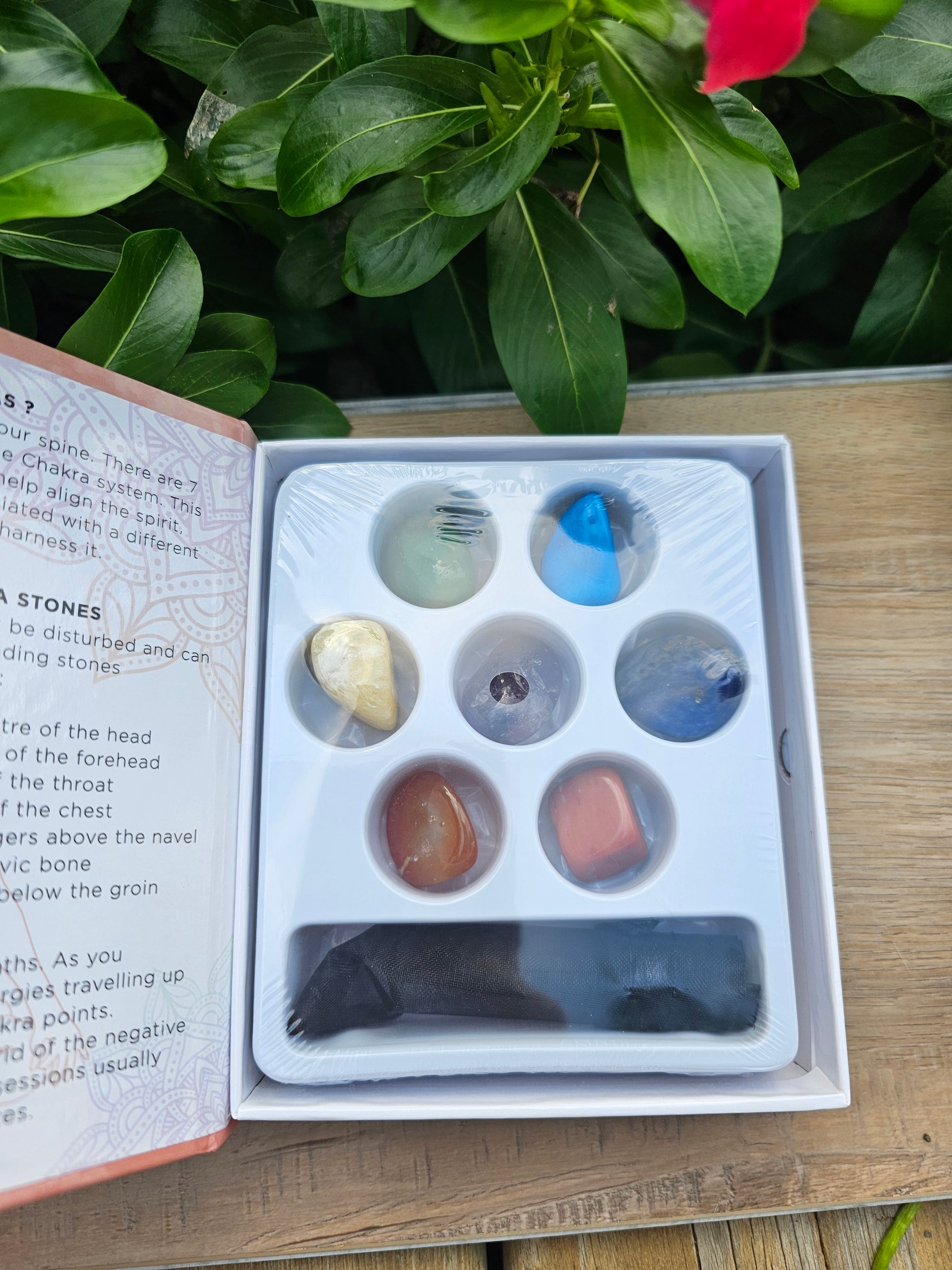 7 Chakra Stones Set - Natural Healing Crystals for Balance & Energy