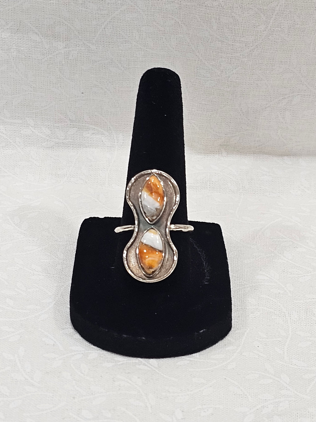 Sterling Silver Oyster Turquoise Ring - Size 7