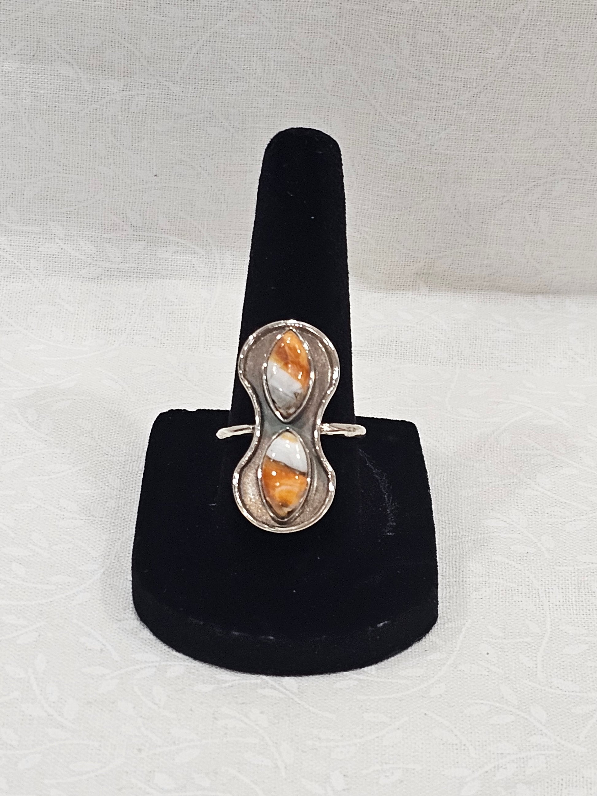 Sterling Silver Oyster Turquoise Ring - Size 7