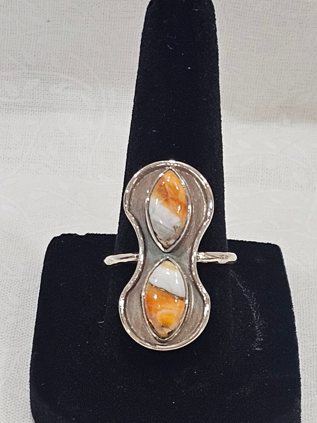 Sterling Silver Oyster Turquoise Ring - Size 7