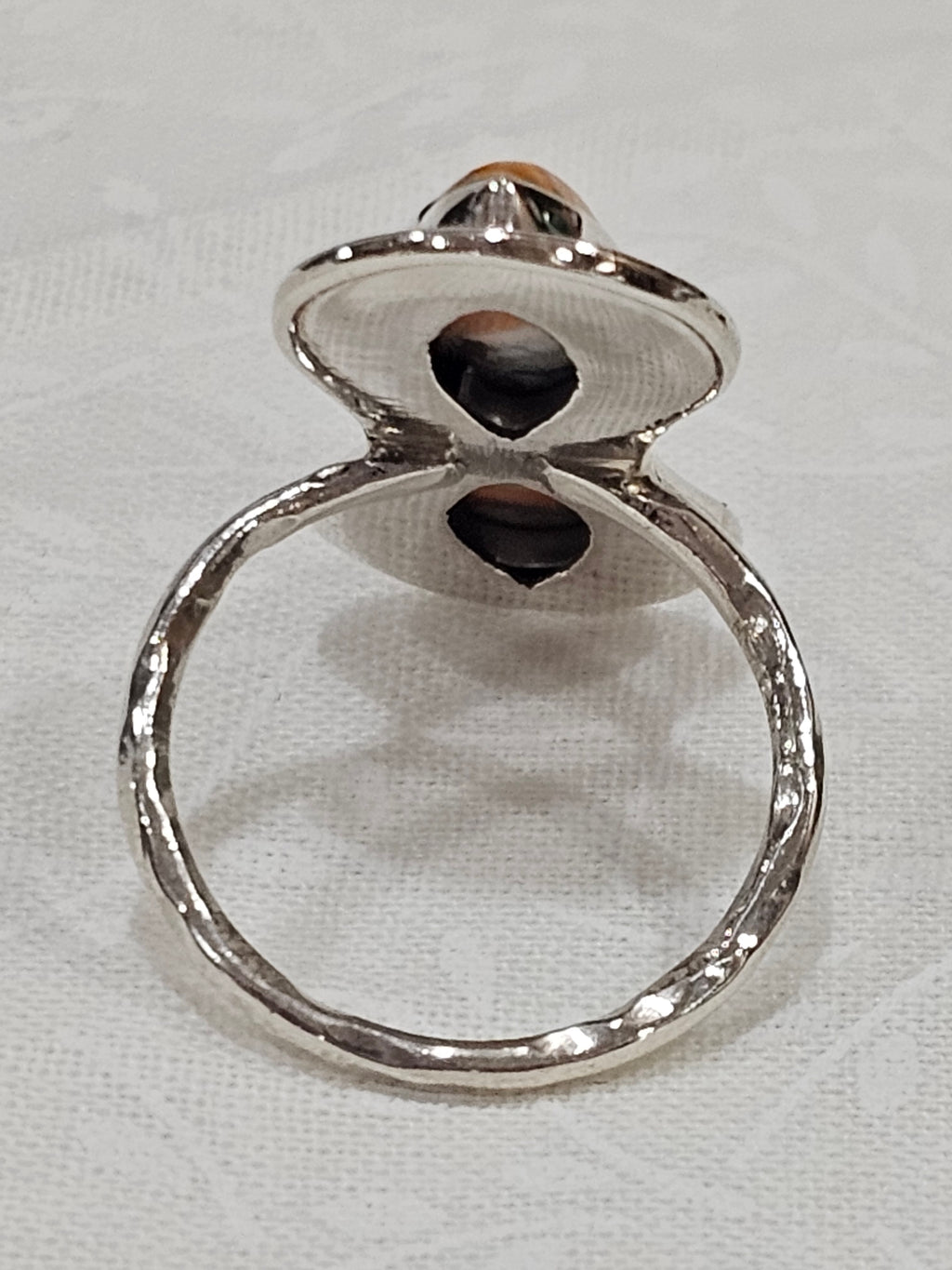 Sterling Silver Oyster Turquoise Ring - Size 7