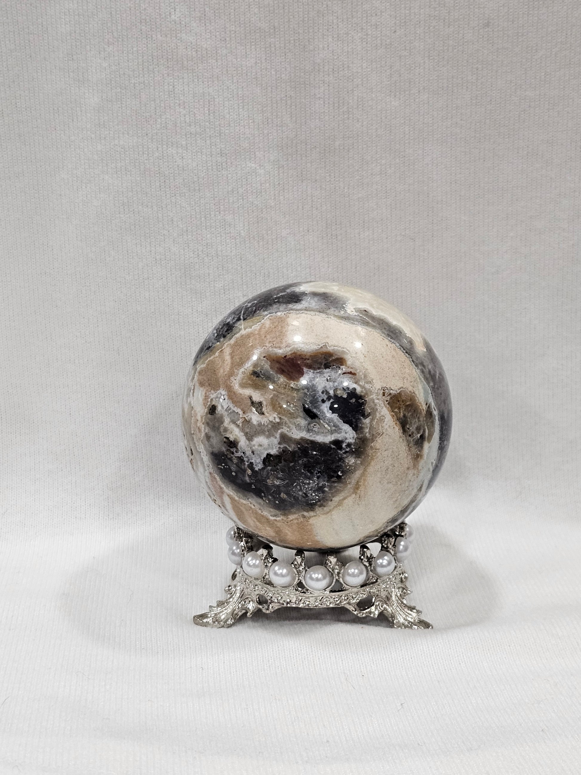 Druzy Jasper Crystal Sphere | 72mm