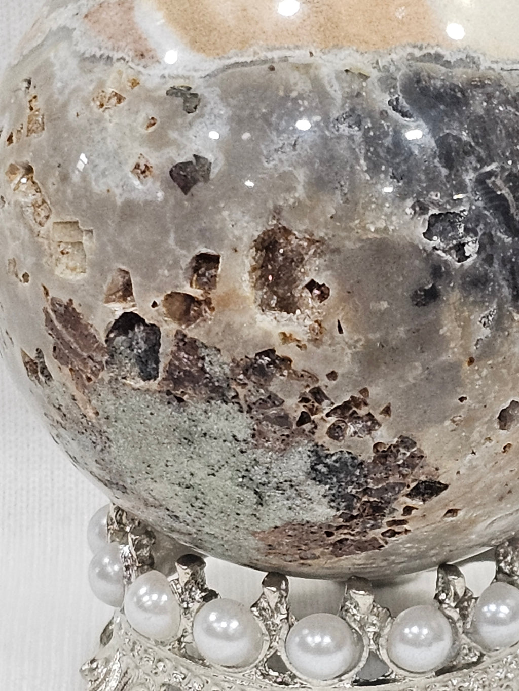 Druzy Jasper Crystal Sphere | 72mm