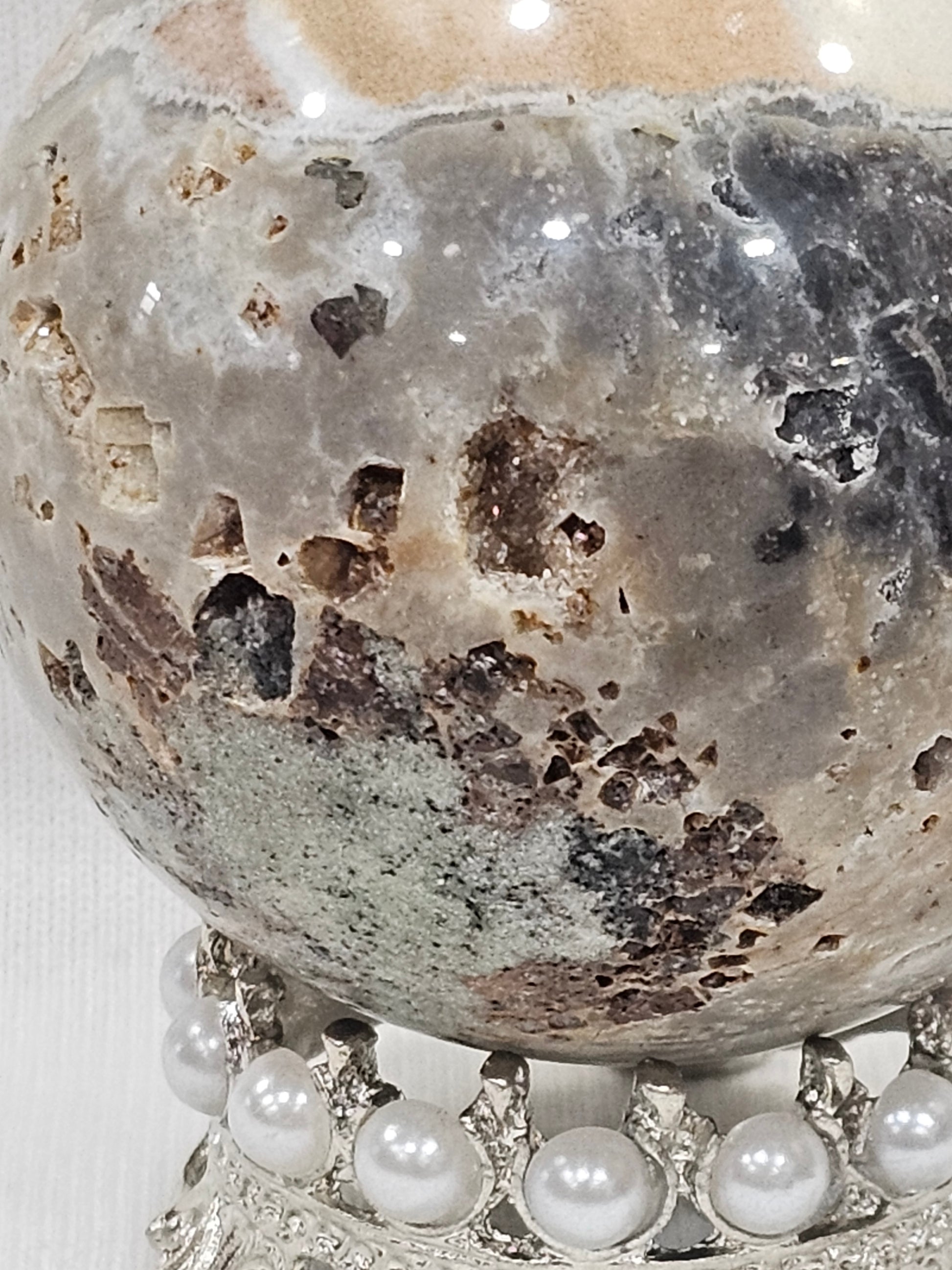Druzy Jasper Crystal Sphere | 72mm