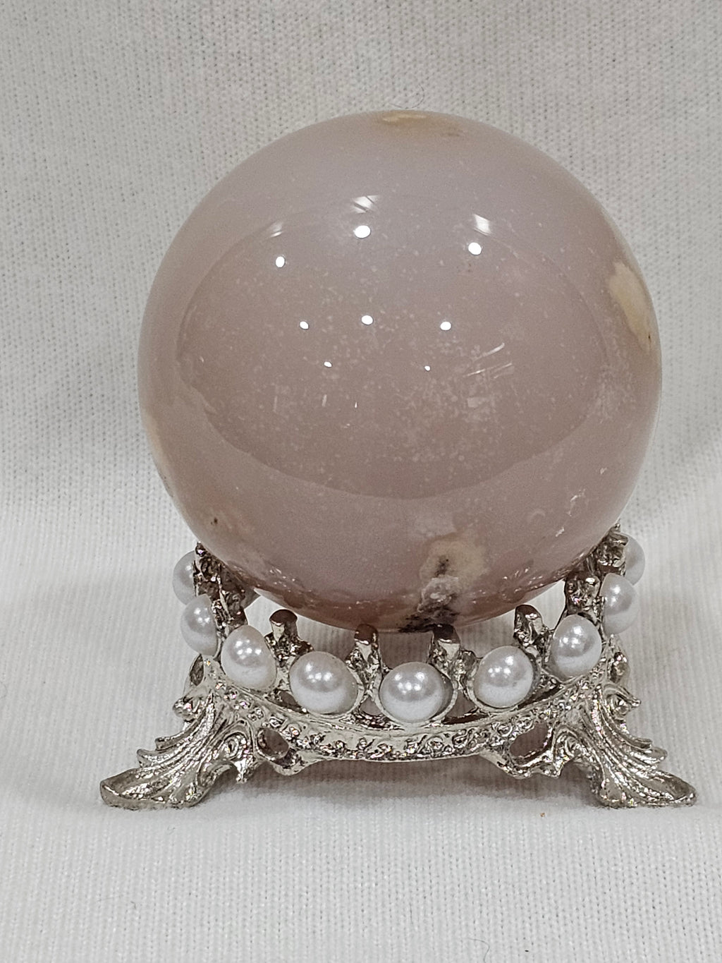 Flower Agate Crystal Sphere | 56mm