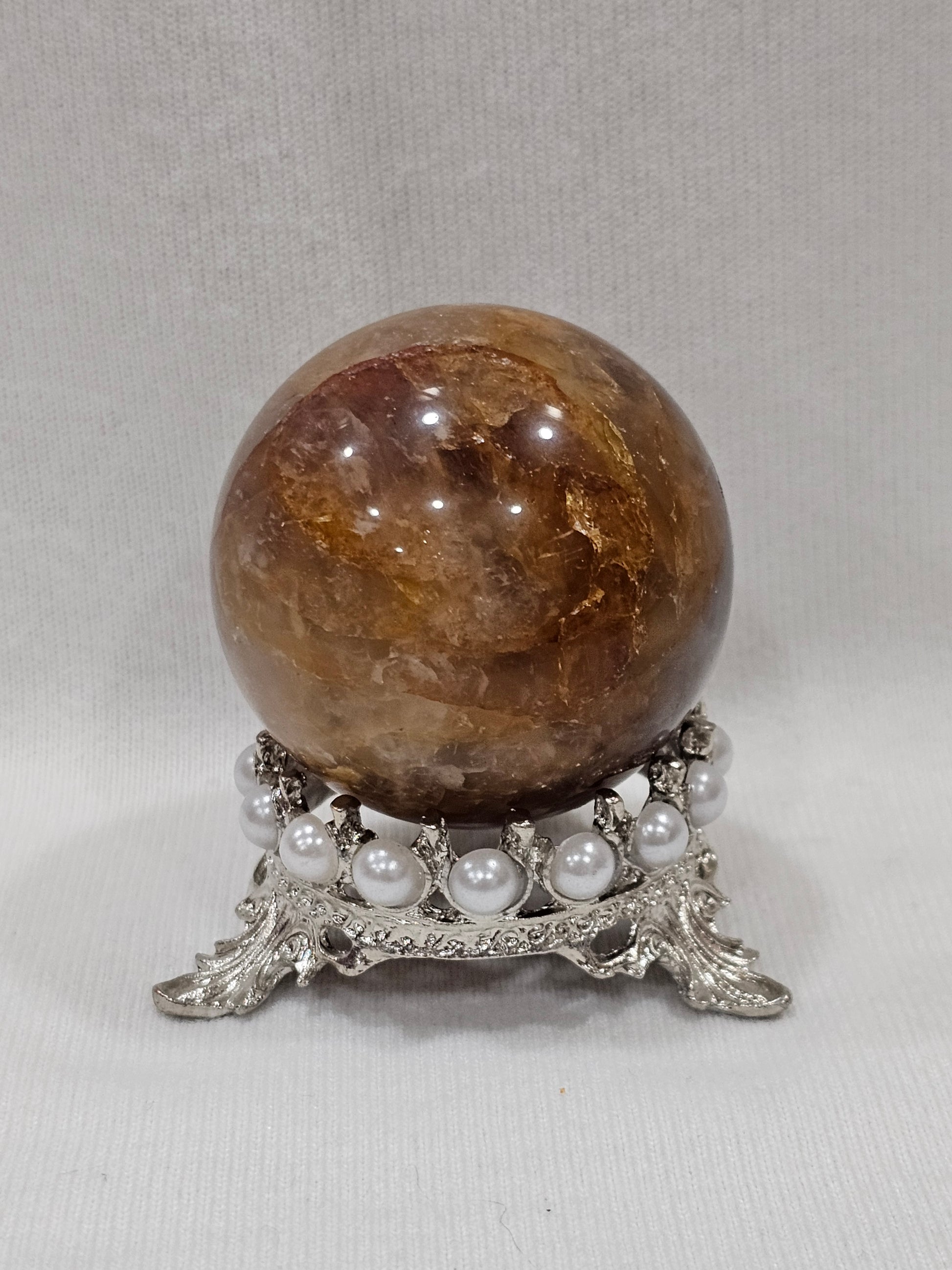 Golden Healer Crystal Sphere – 53mm