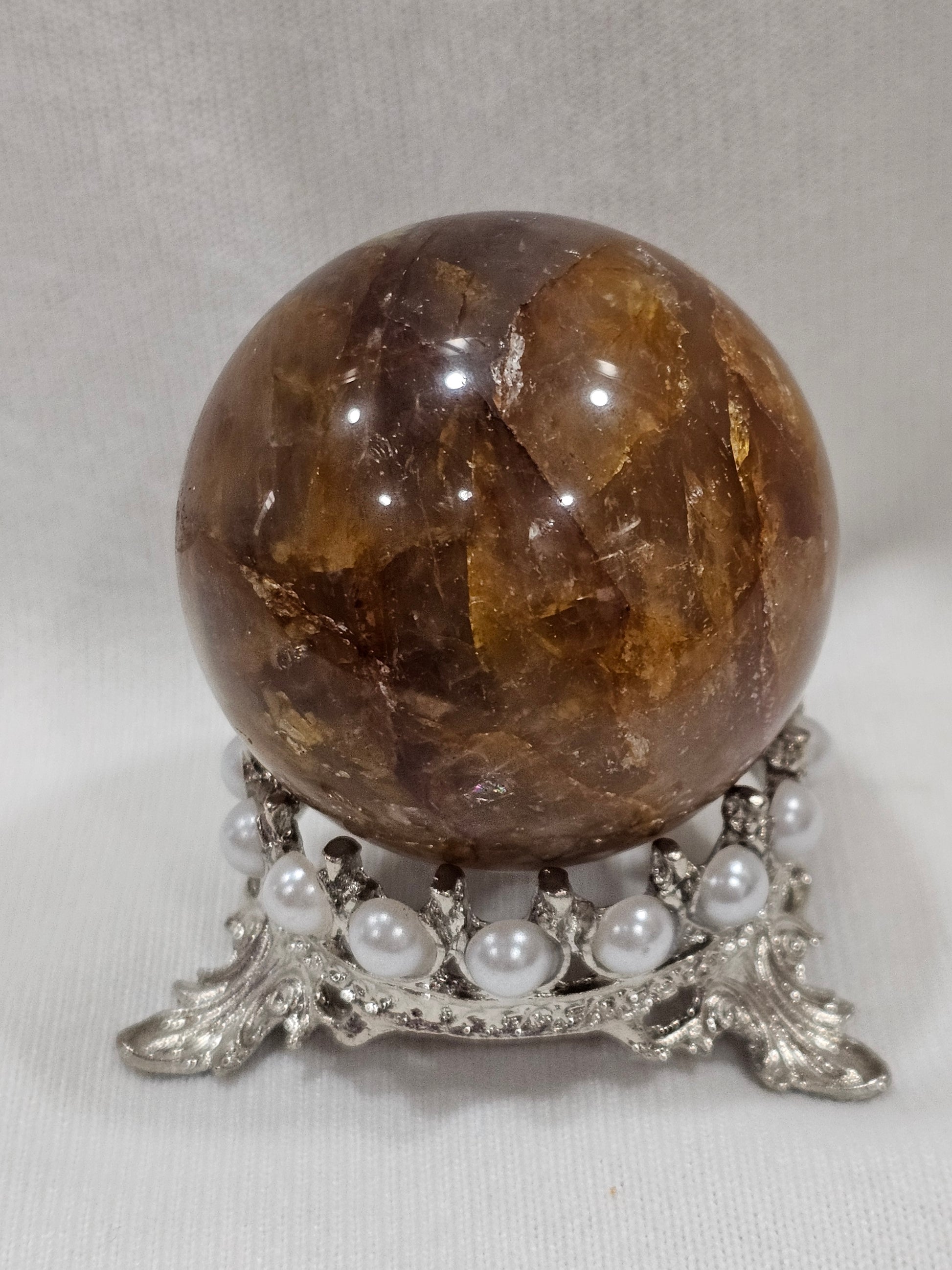 Golden Healer Crystal Sphere – 53mm