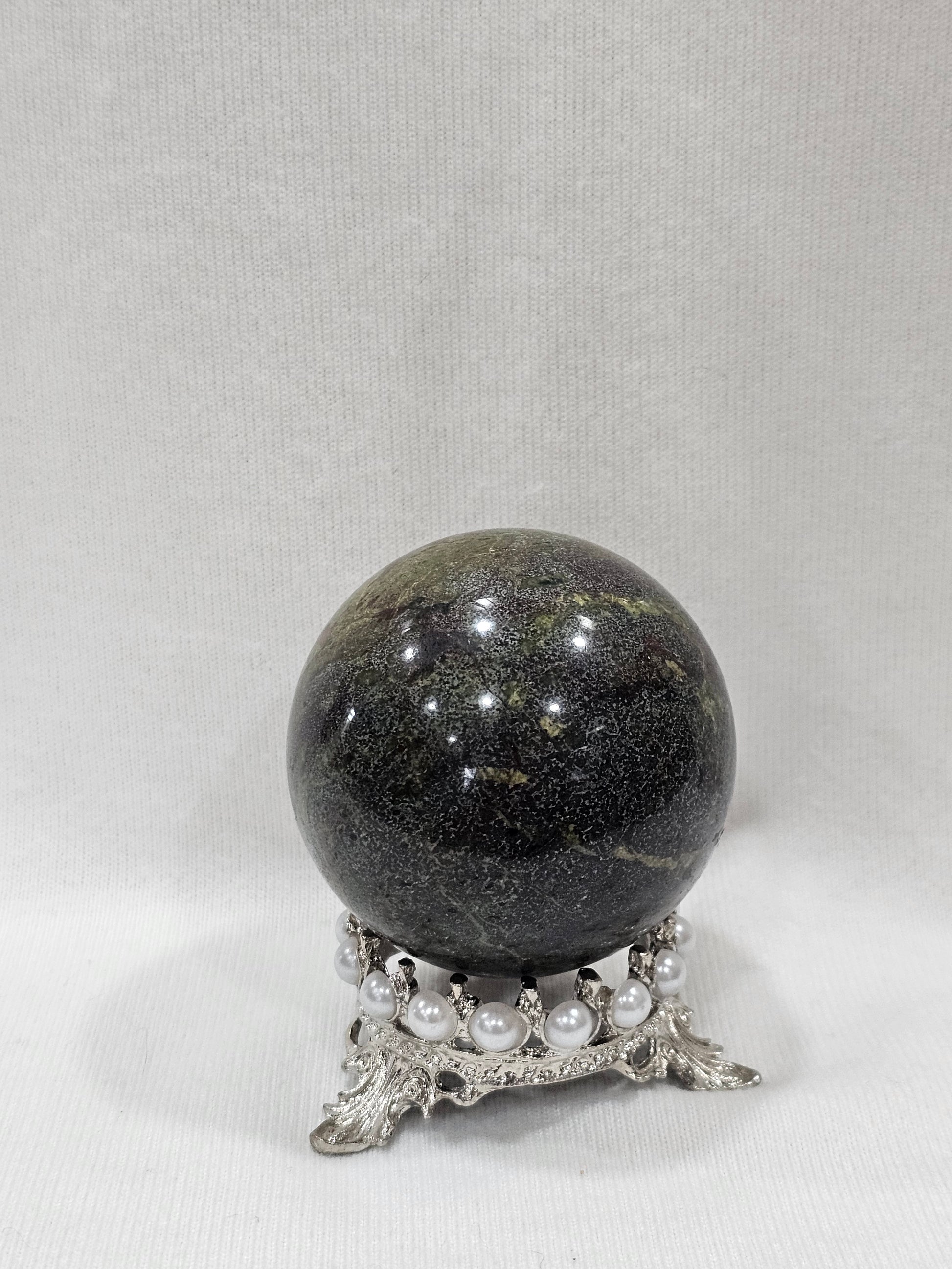 African Bloodstone Crystal Sphere | 62mm