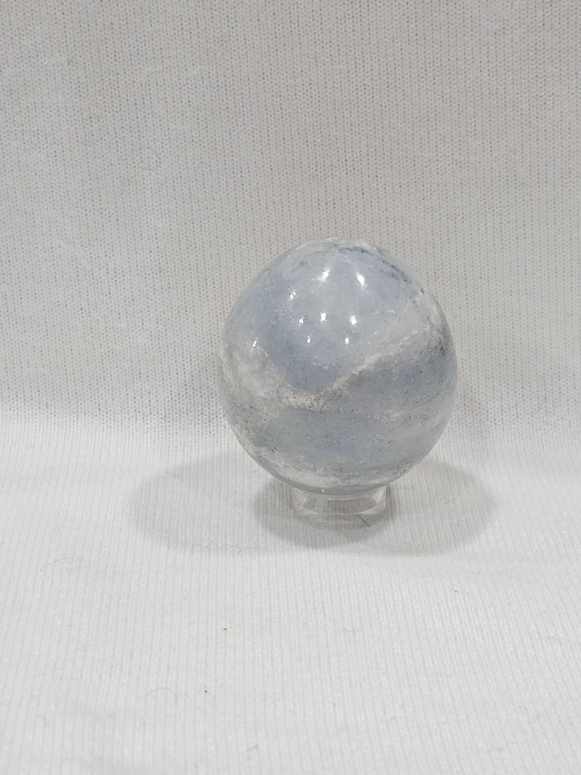Blue Calcite Crystal Egg