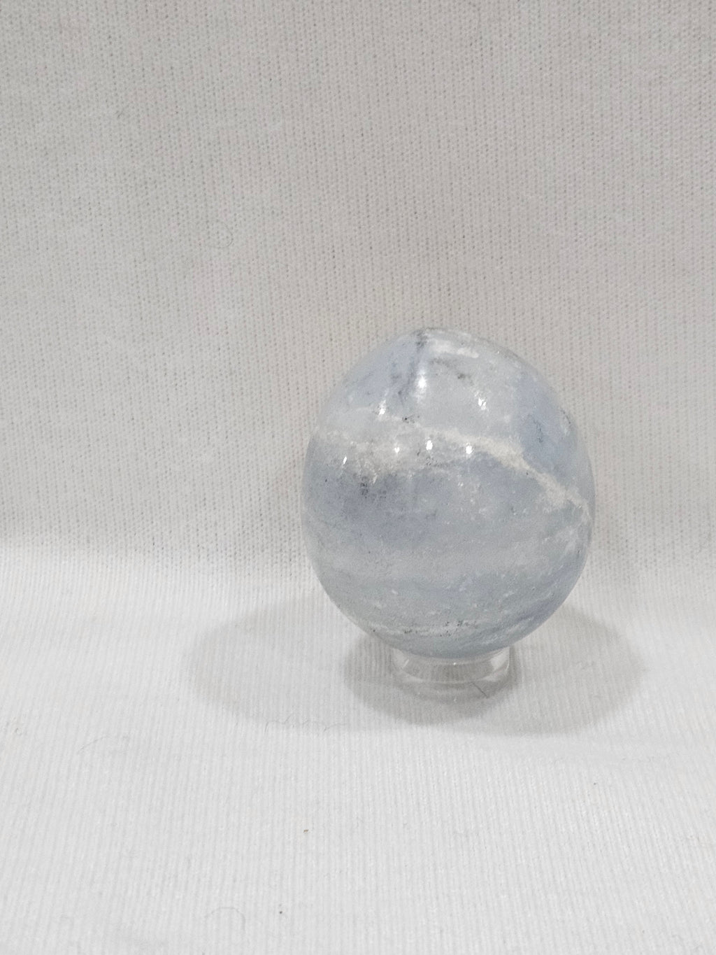 Blue Calcite Crystal Egg