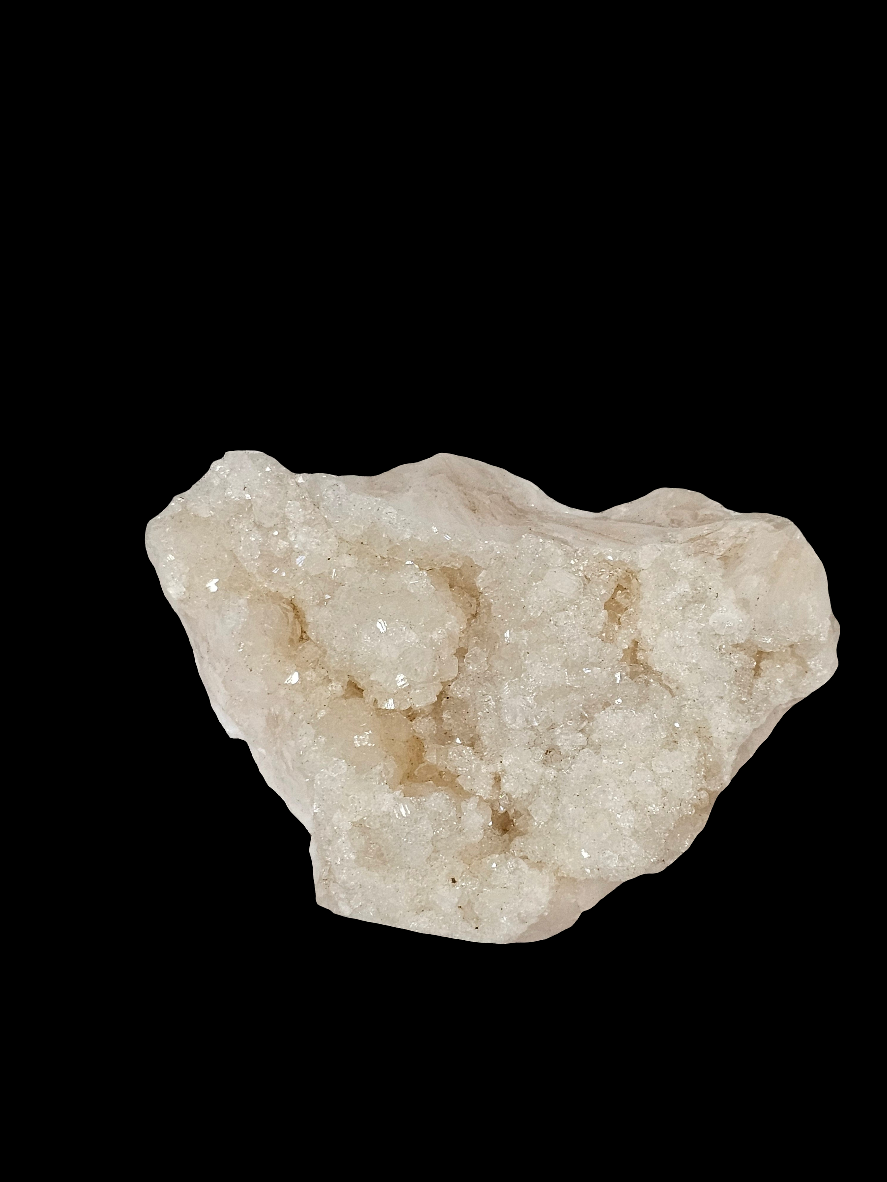 Apophyllite with peach Stillbite Raw Crystal Cluster