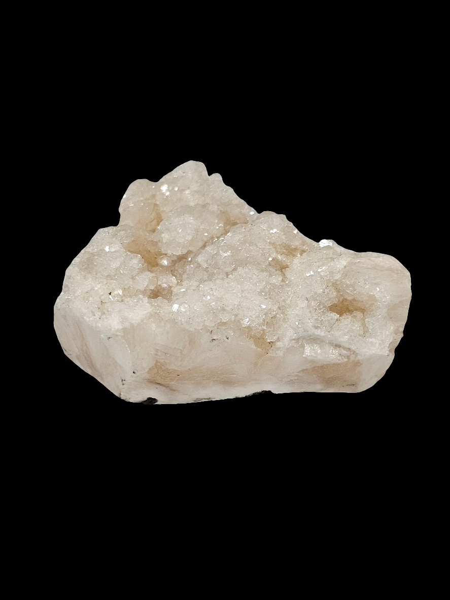 Apophyllite with peach Stillbite Raw Crystal Cluster