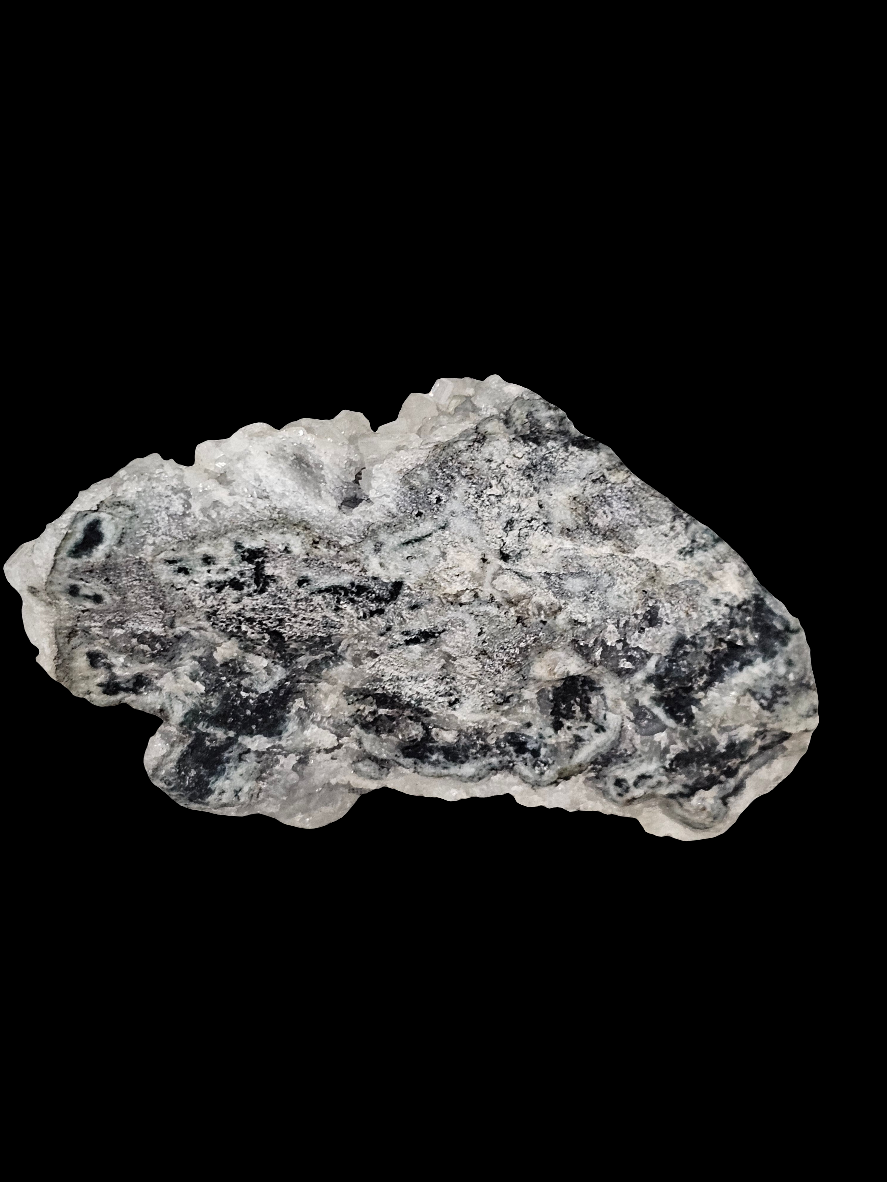 Apophyllite & Chalcedony Raw Crystal Cluster