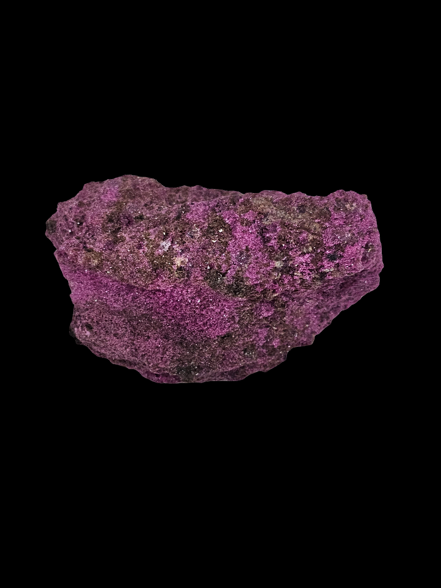 Red Corundum & Pholgo Raw Crystal Very Uvactive