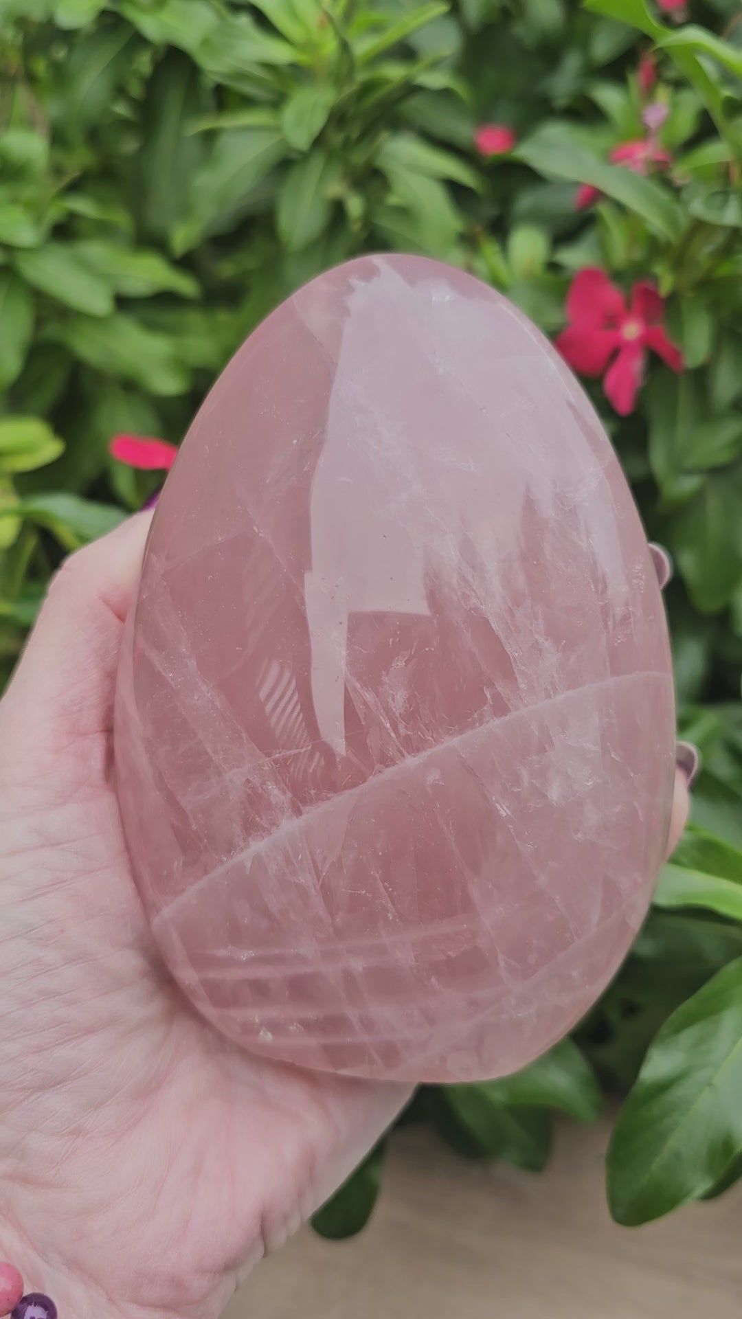 Pink Quartz Crystal Freeform - 5" Tall Natural Stone Sculpture
