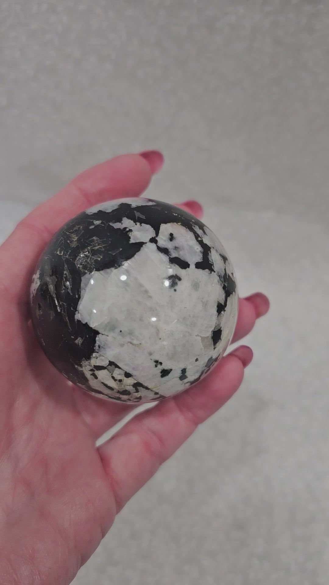 Moonstone Crystal Sphere