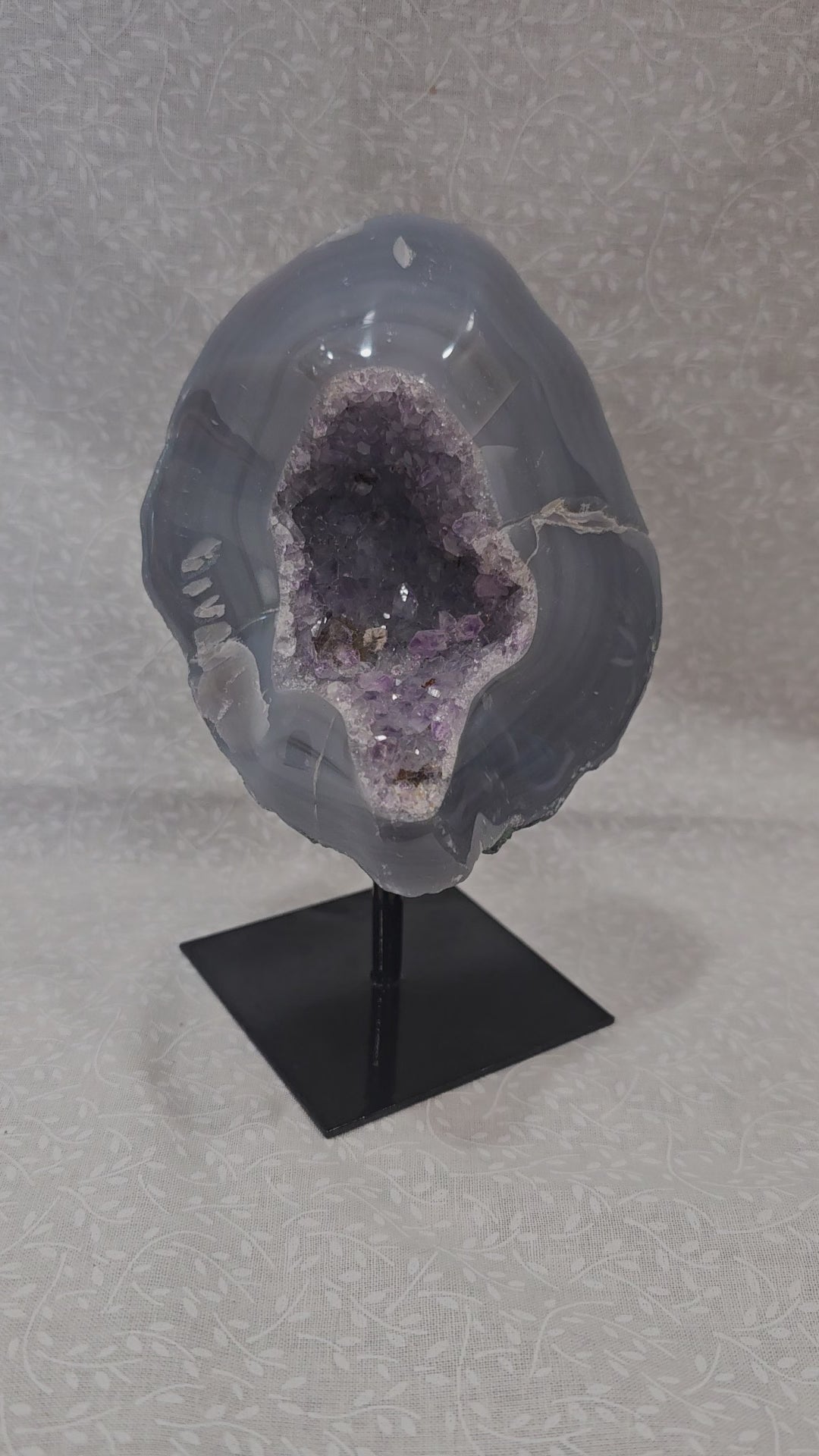 Amethyst Raw Crystal On Stand