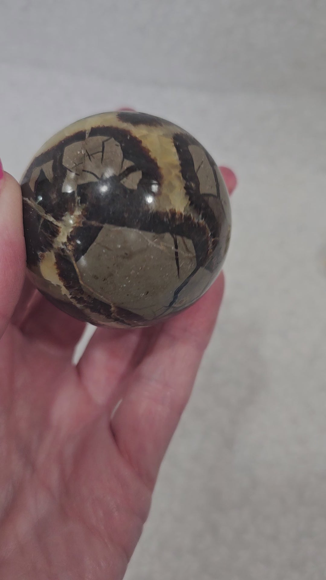 Septarian Crystal Sphere