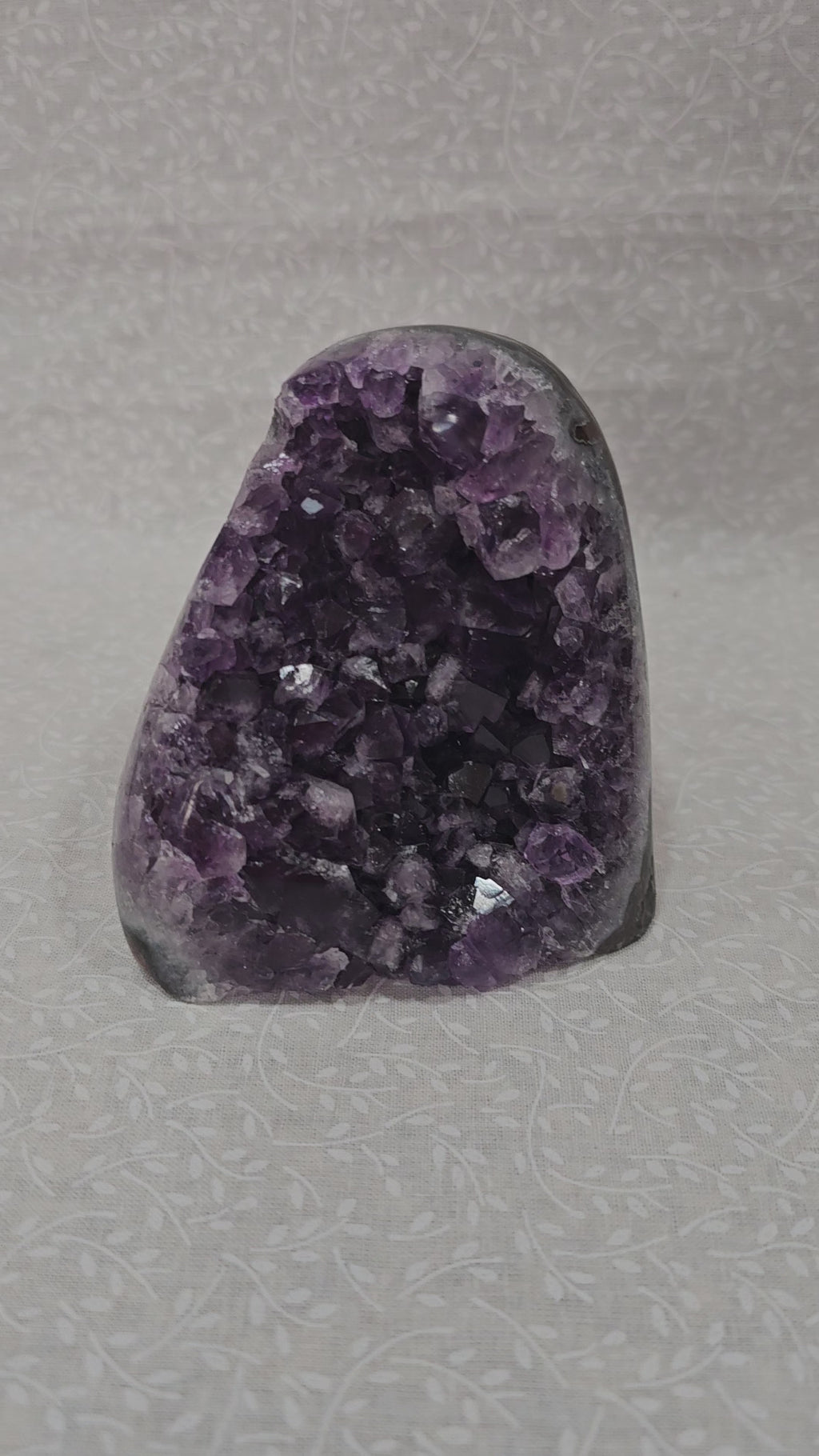 Amethyst Raw Crystal Cut Base