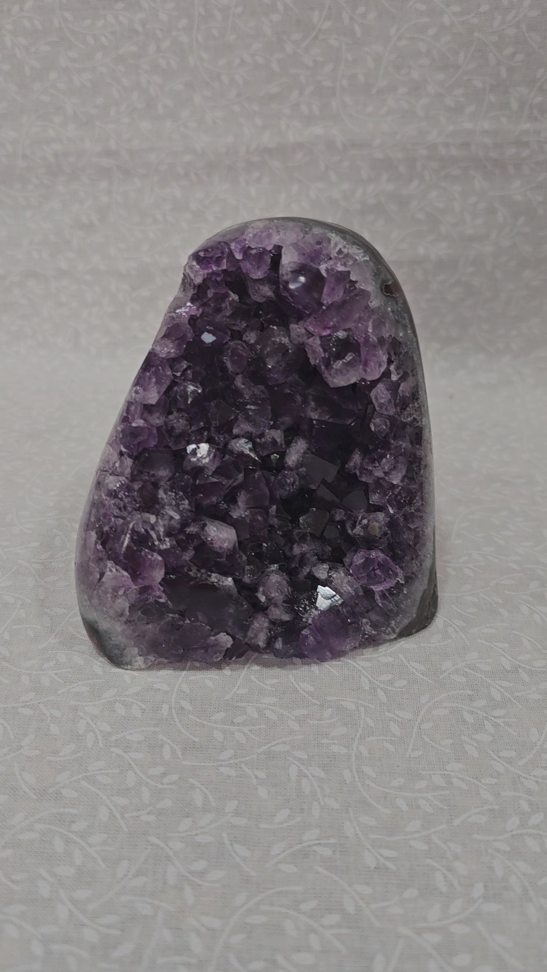 Amethyst Raw Crystal Cut Base