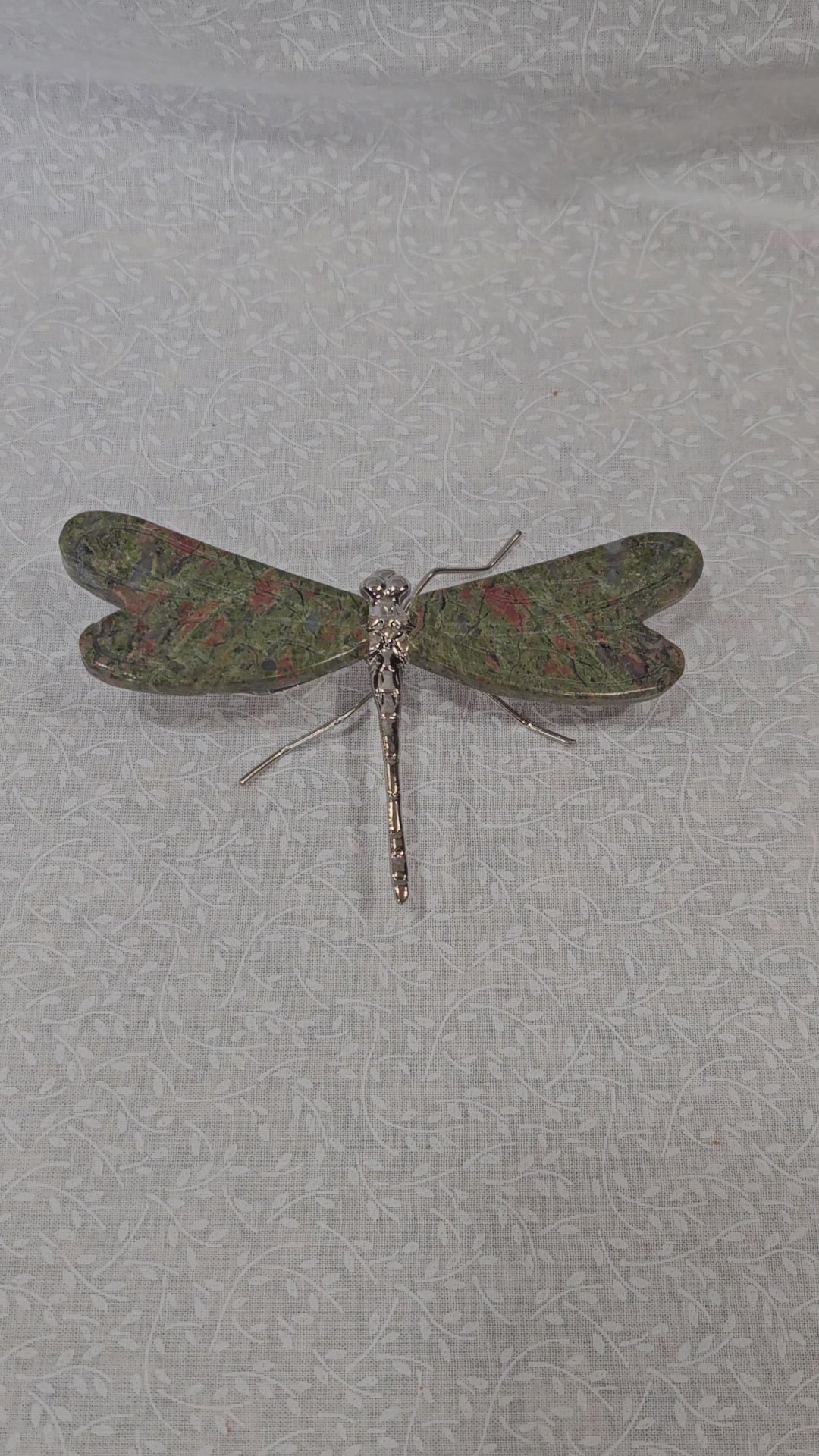 Ruby Zoisite Crystal Dragonfly