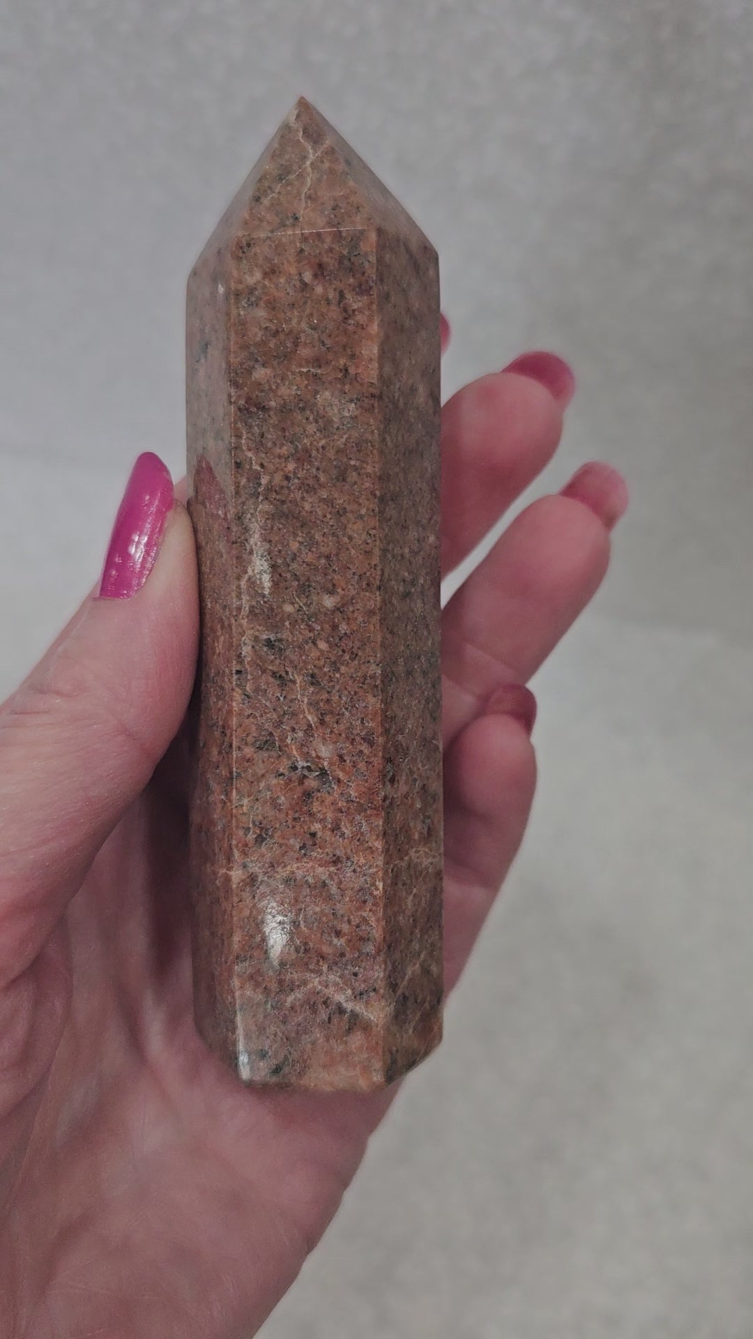 Leopard Skin Jasper Crystal Tower