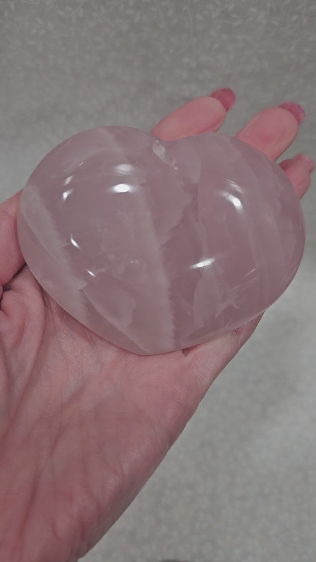 Rose Quartz Crystal Heart