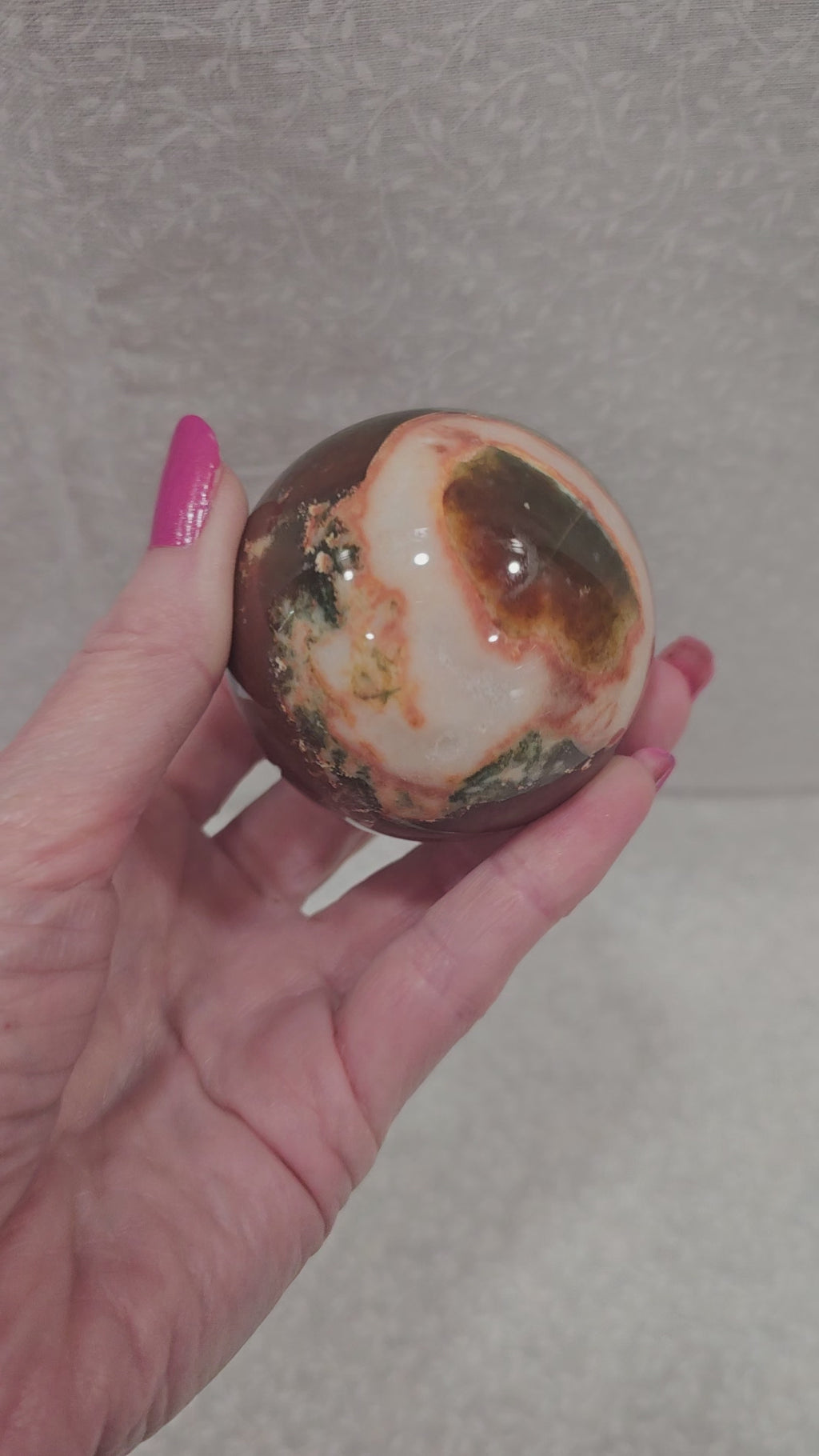 Ocean Jasper Crystal Sphere