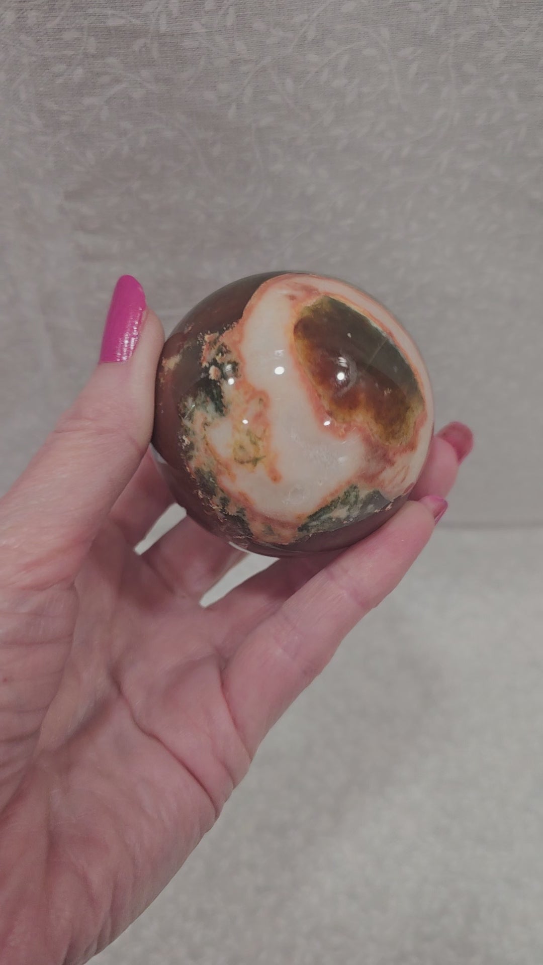 Ocean Jasper Crystal Sphere