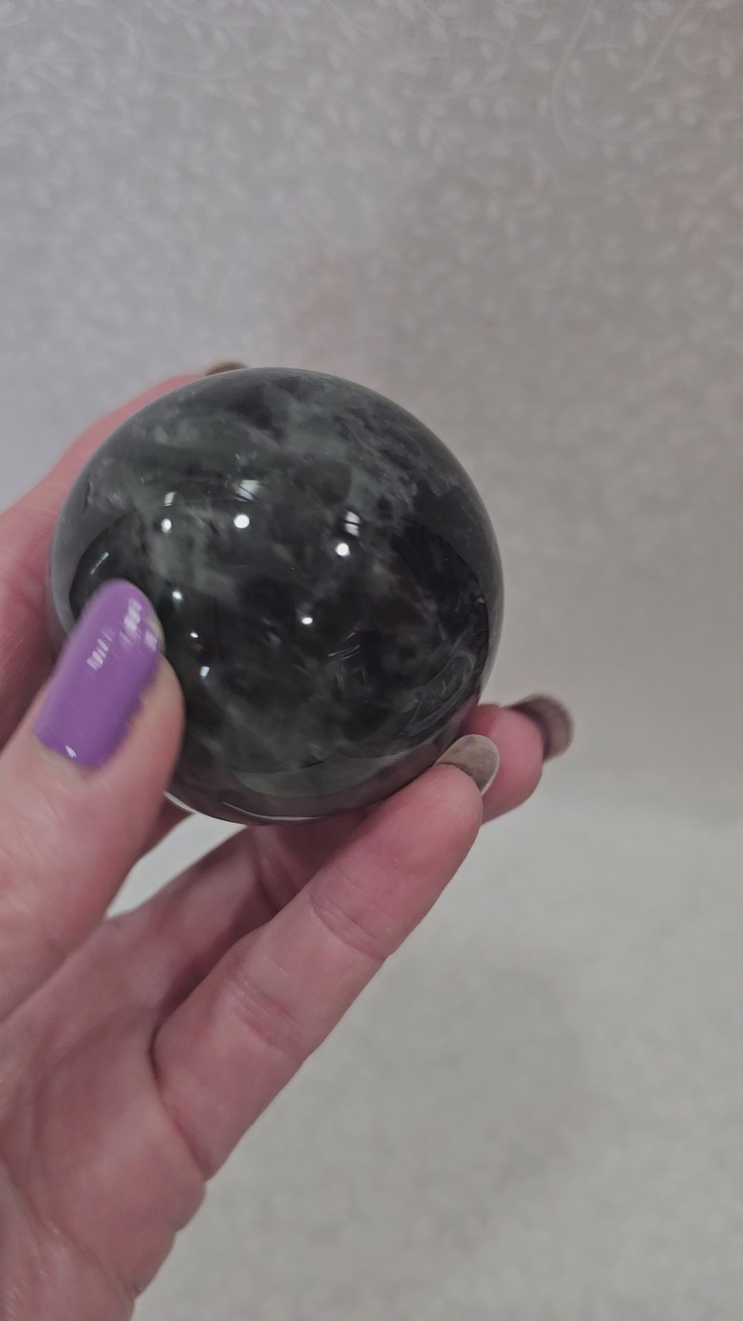 Rainbow Fluorite Crystal Sphere