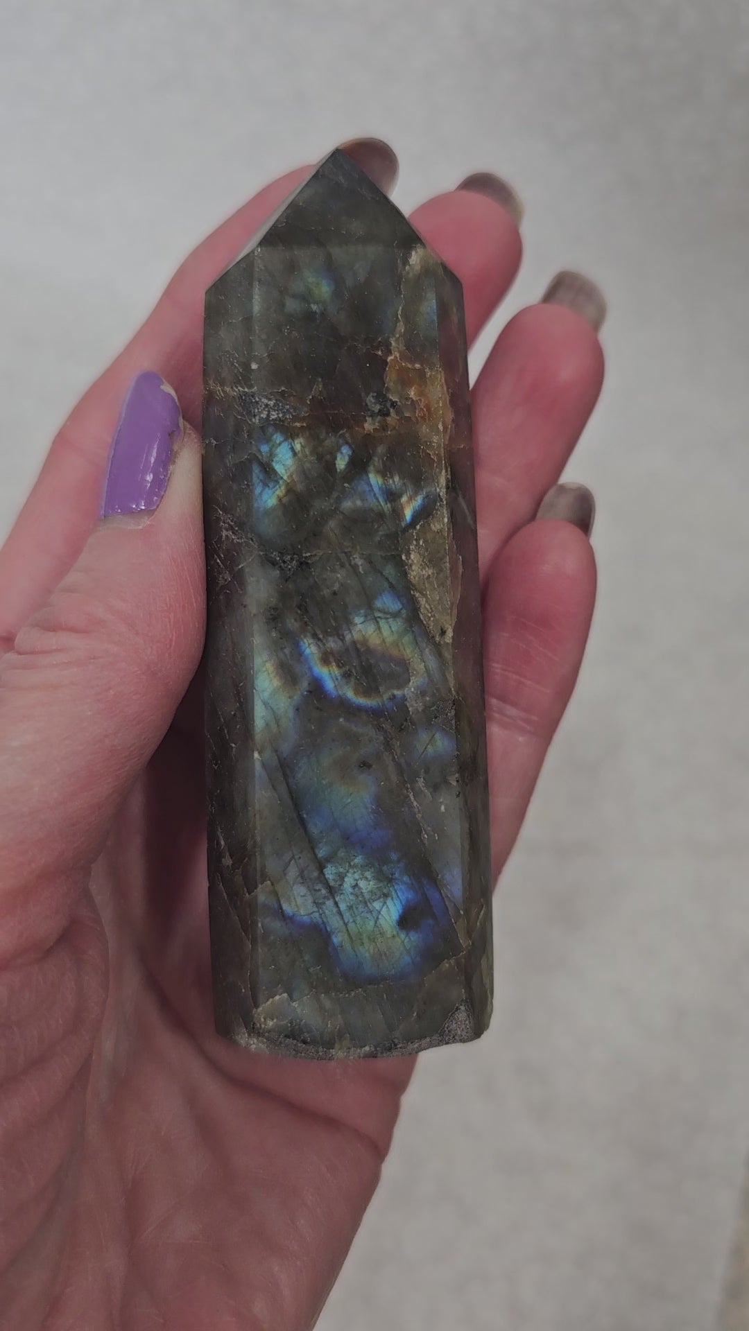 Labradorite Crystal Tower
