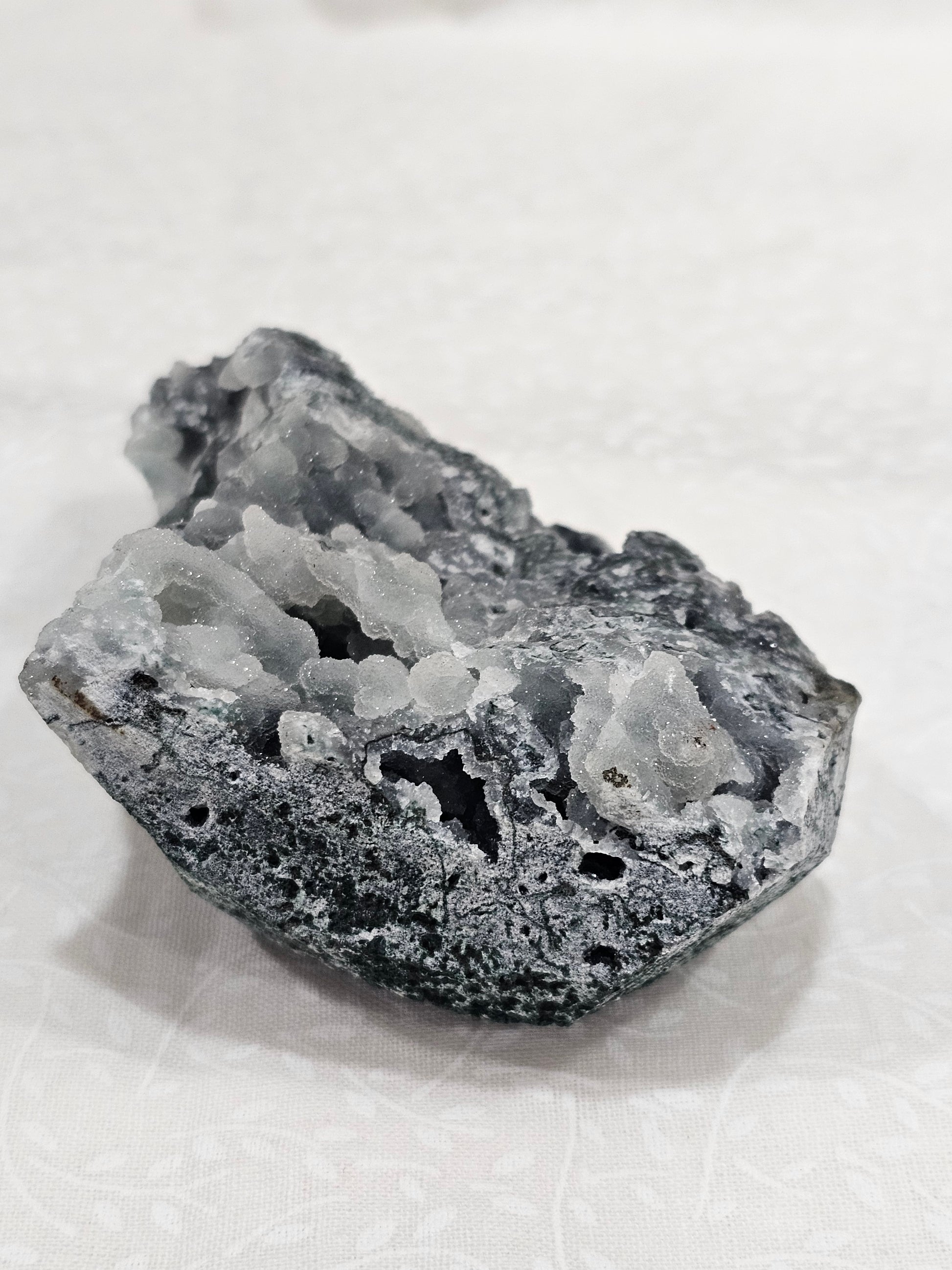 Sugar Fluorite Raw Crystal Cluster