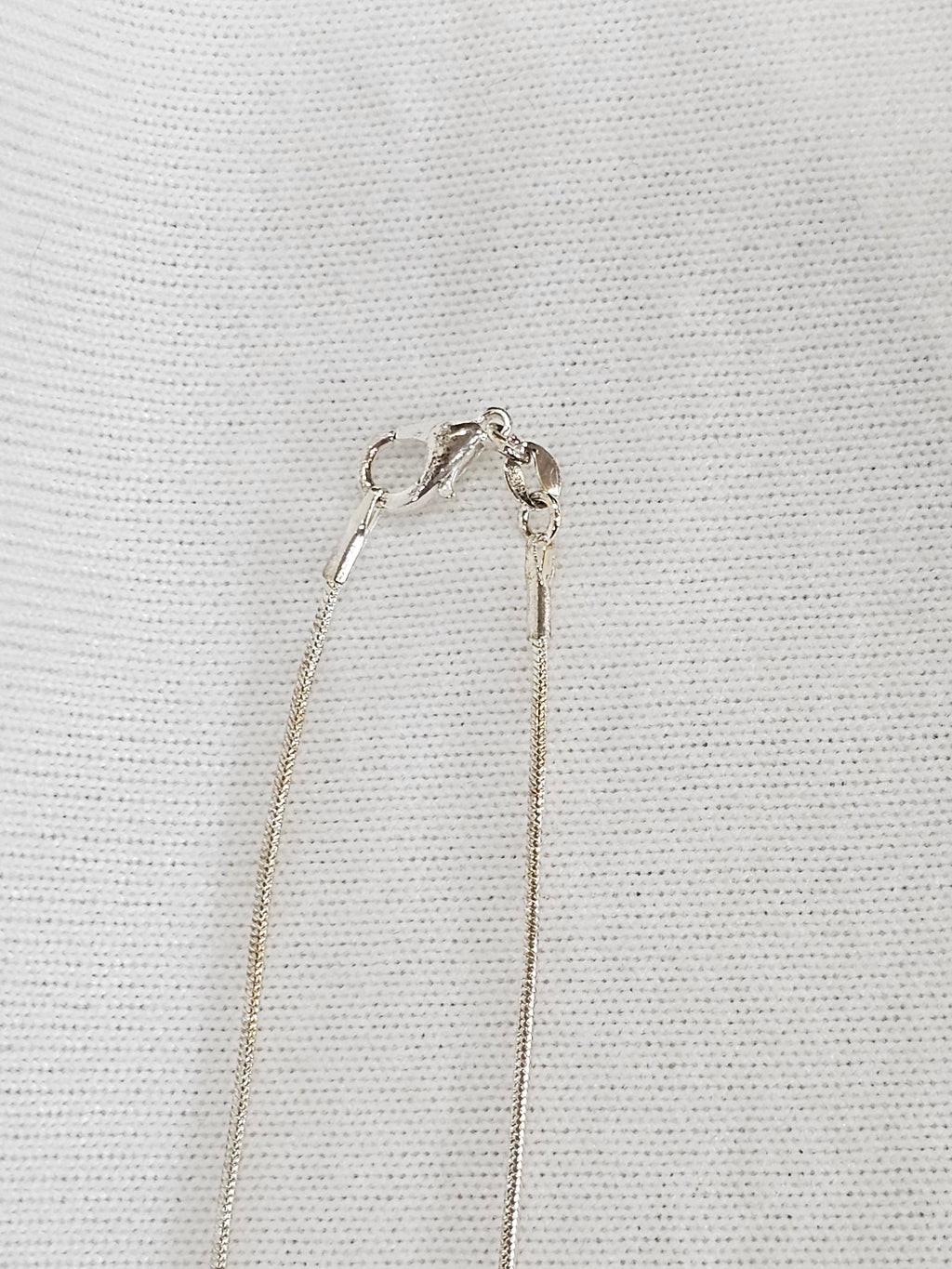 Aquamarine Gemstone Sterling Silver Poison Necklace with 24" Chain
