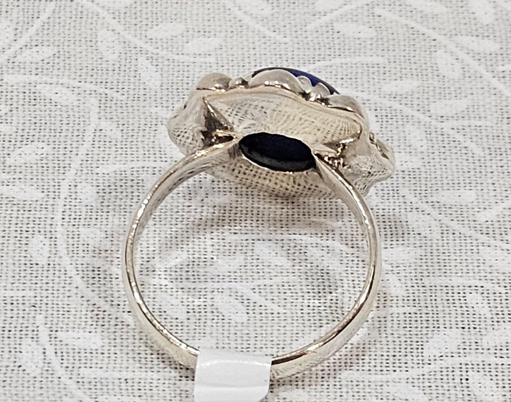 Sterling Silver Lapis Lazuli Gemstone Ring 7