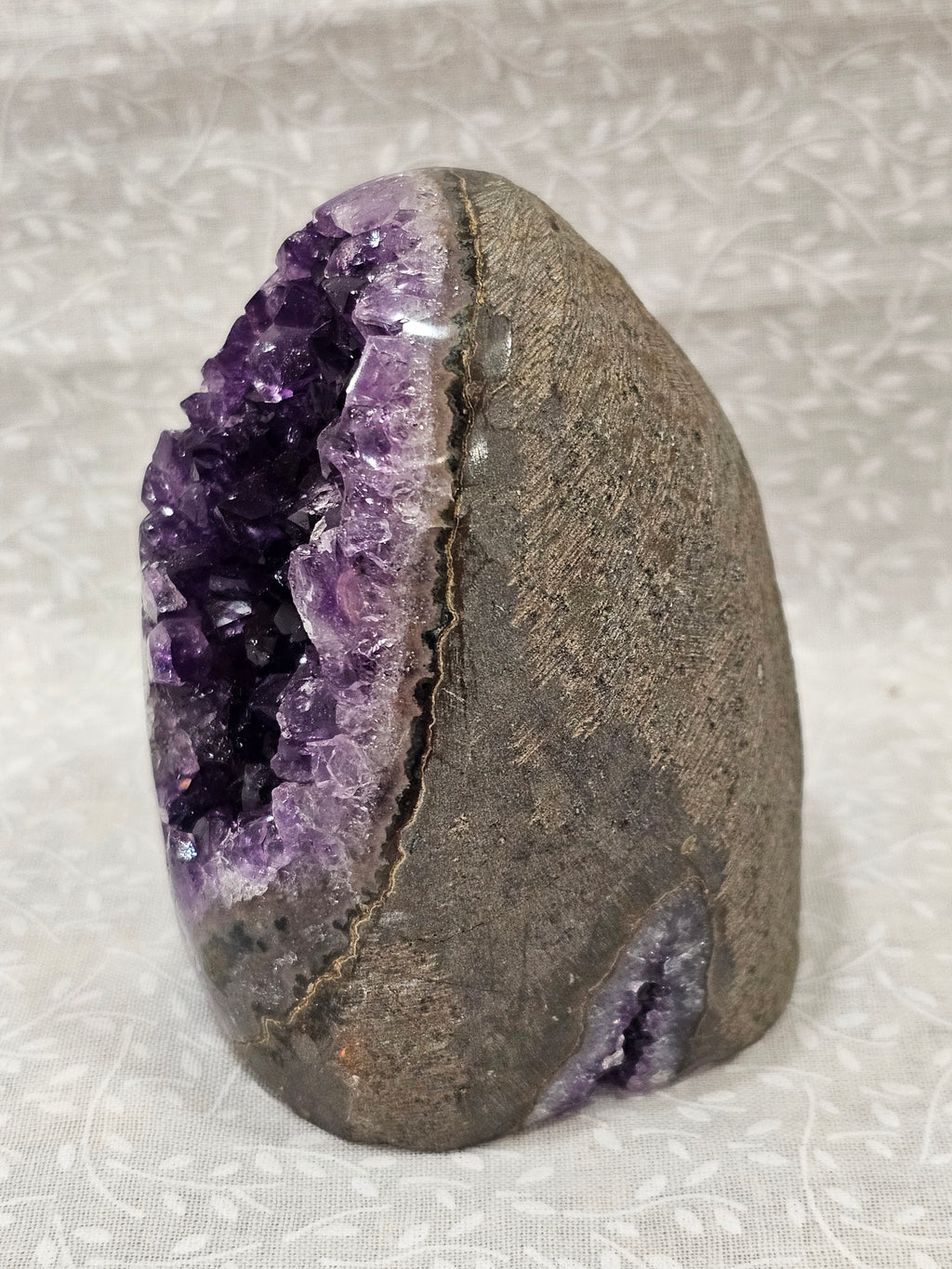Amethyst Raw Crystal Cut Base