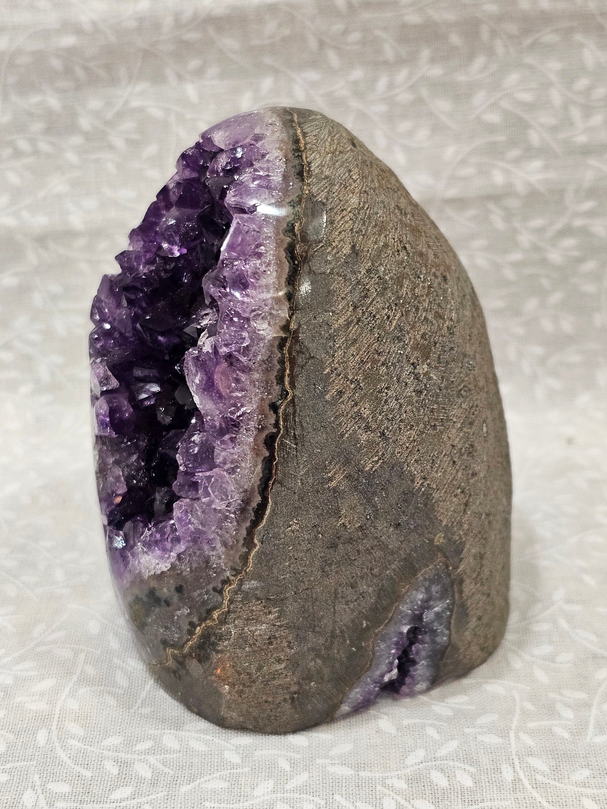 Amethyst Raw Crystal Cut Base