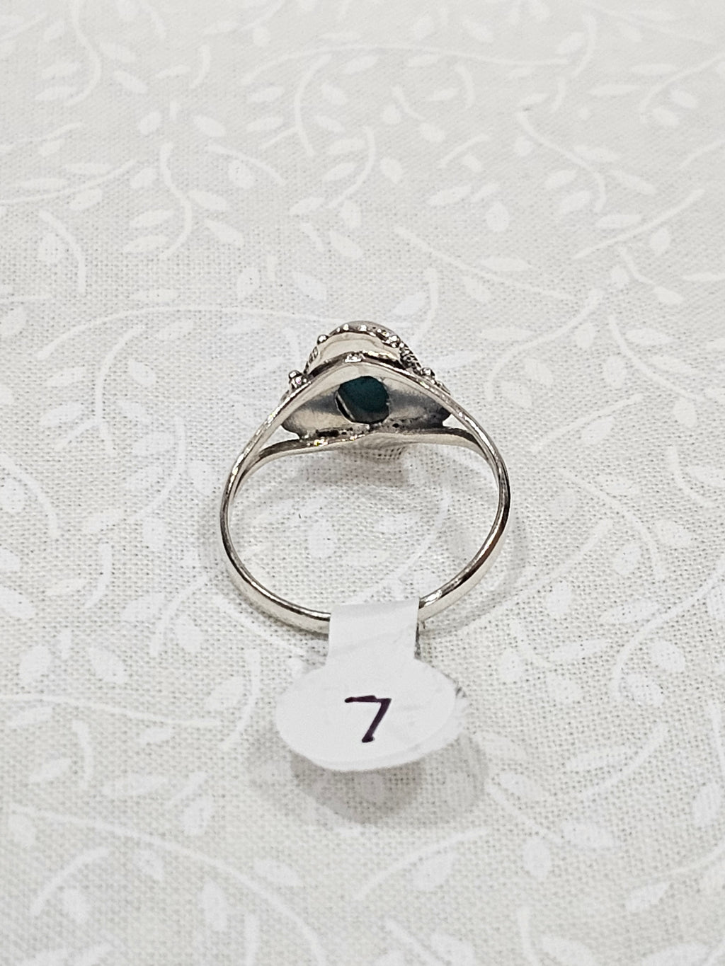 Sterling Silver Turquoise Gemstone Ring 7